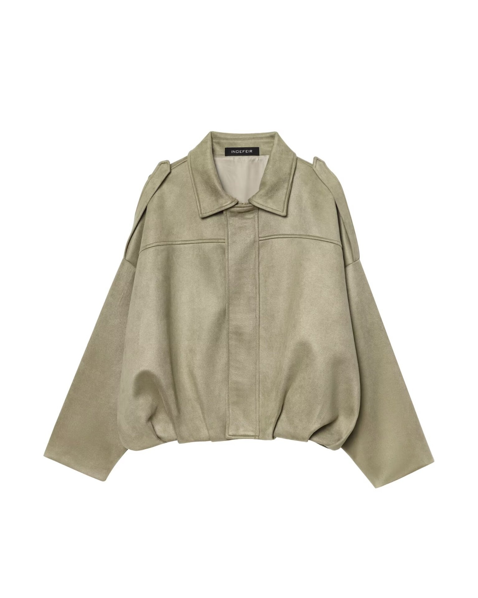 Giacca bomber in finta pelle scamosciata - Elegante capospalla stile aviatore KUN-00075