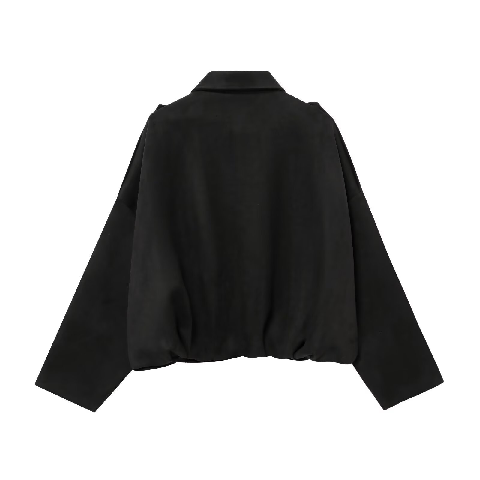 Giacca bomber in finta pelle scamosciata - Elegante capospalla stile aviatore KUN-00075