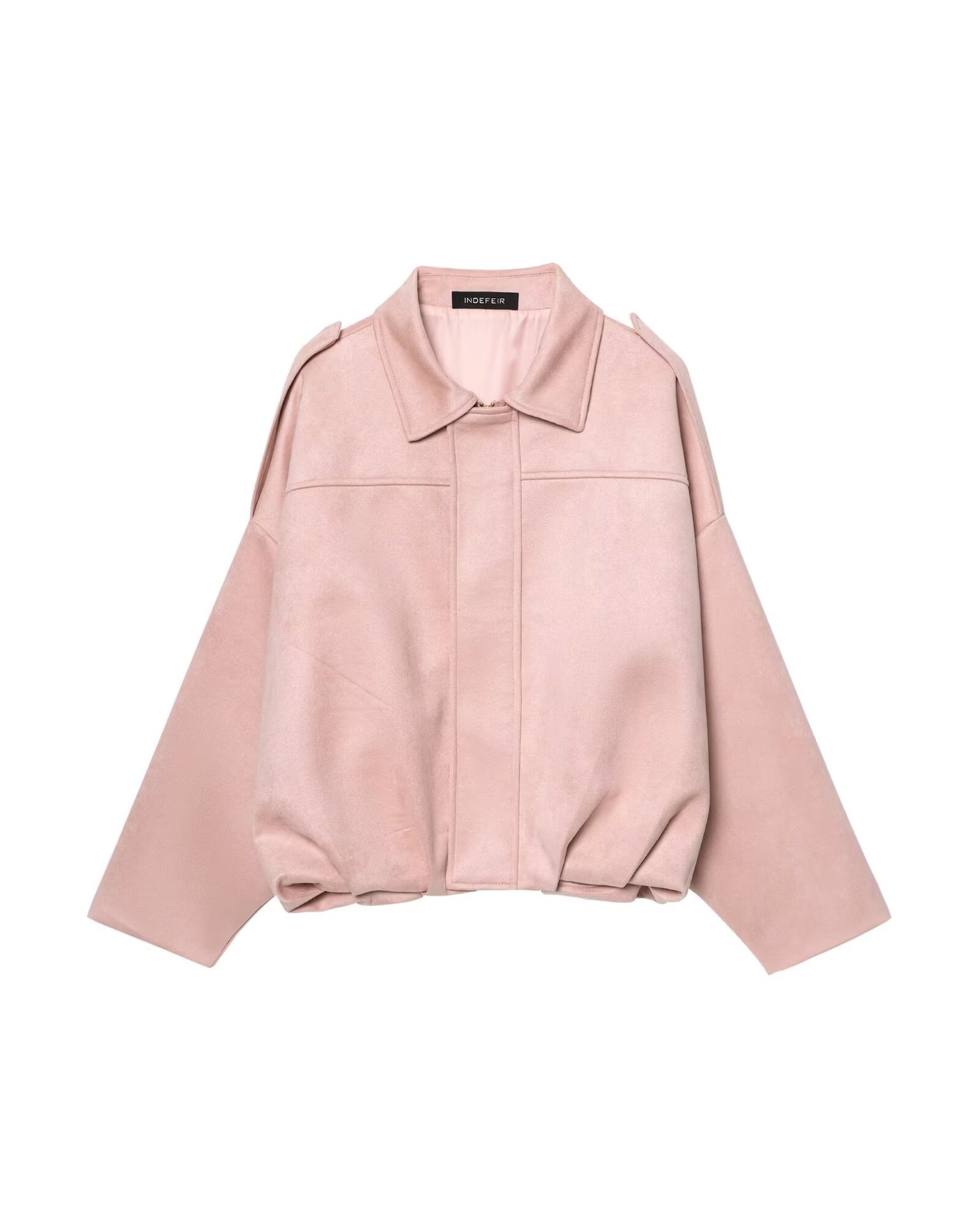 Giacca bomber in finta pelle scamosciata - Elegante capospalla stile aviatore KUN-00075