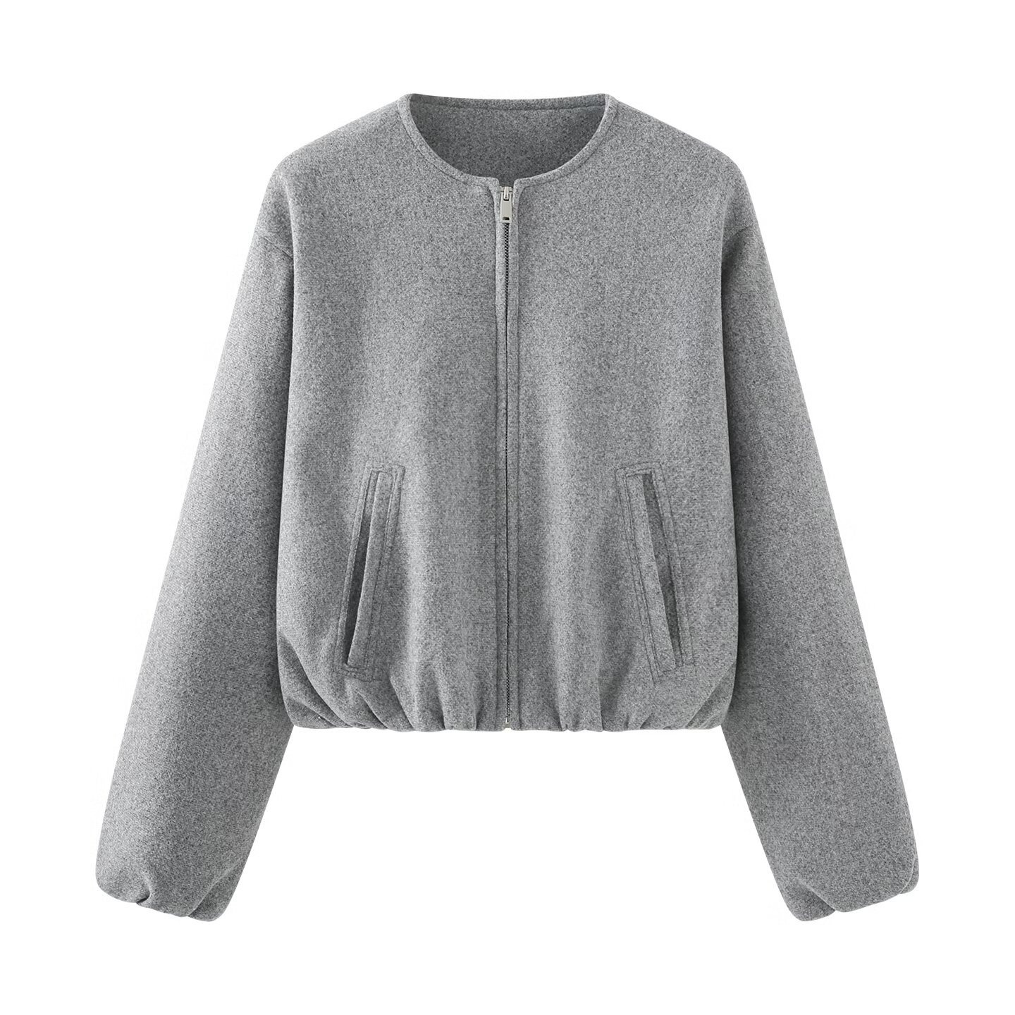 Giacca bomber morbida da donna - Casual Chic KUN-00084