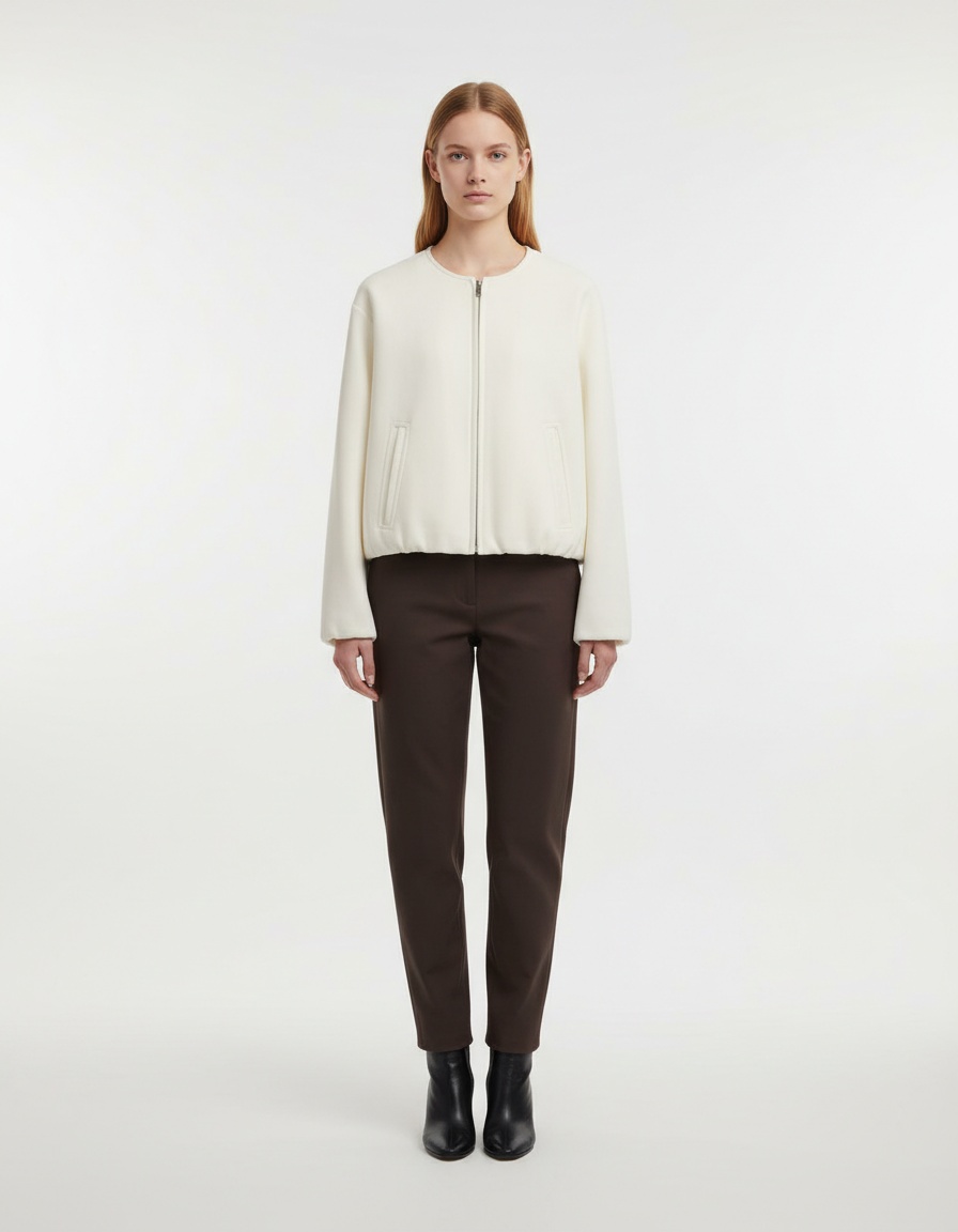 Giacca bomber morbida da donna - Casual Chic KUN-00084