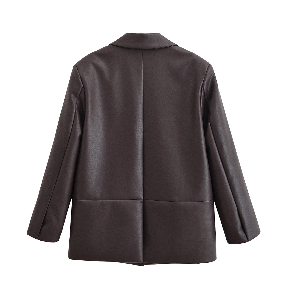 Blazer in similpelle - Elegante giacca in stile western con doppio bottone KUN-00133