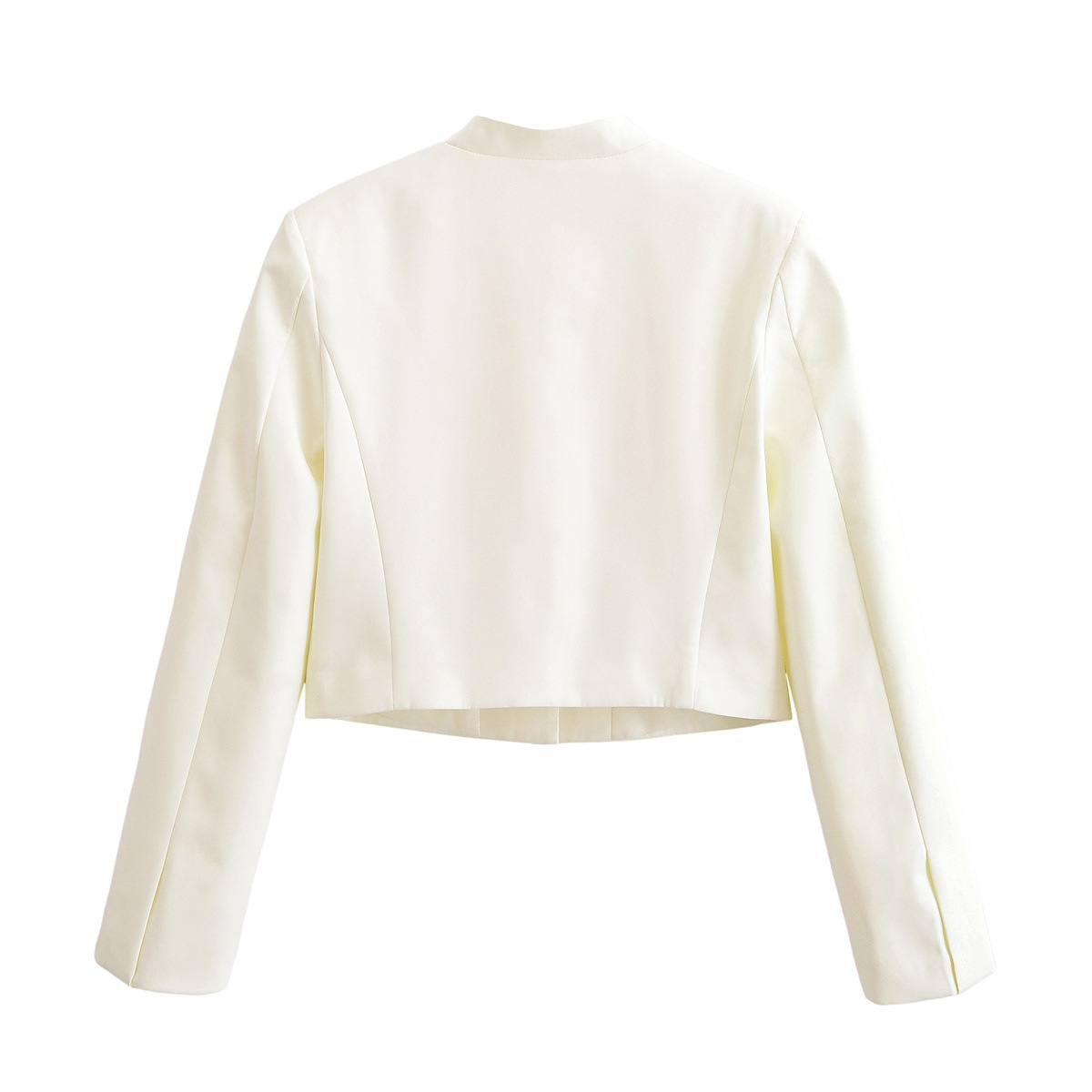 Blazer da donna - Elegante giacca doppiopetto con collo alto KUN-00135