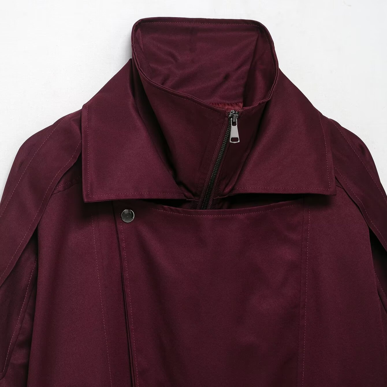 Giacca da donna casual con doppio colletto KUN-00143