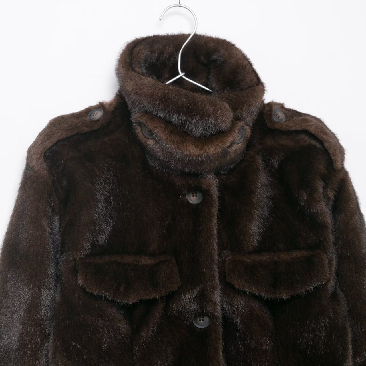 Giacca corta in pelliccia sintetica - Stile europeo KUN-00153