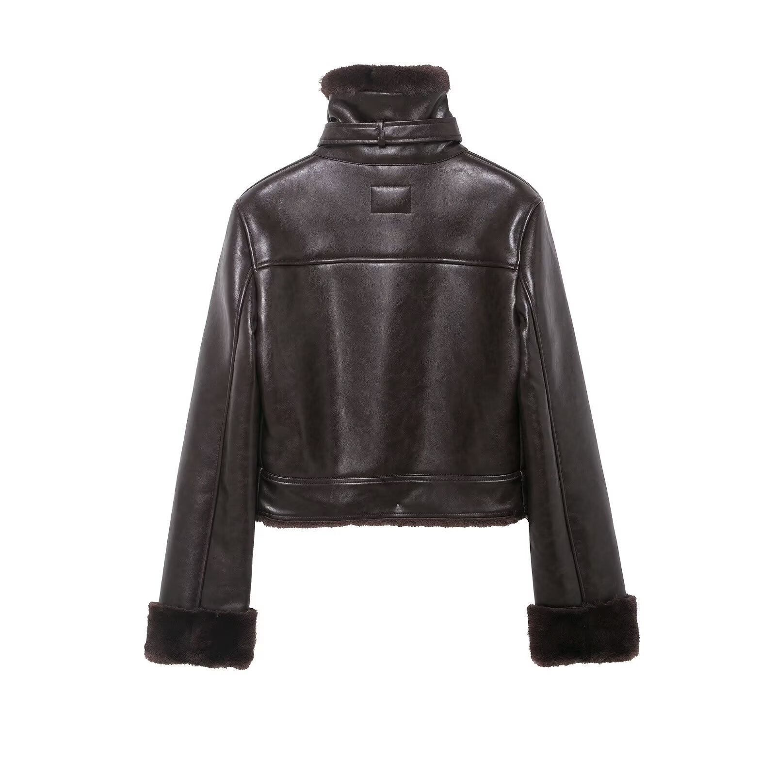 Giacca reversibile in pelliccia sintetica - Capospalla da donna alla moda KUN-00157