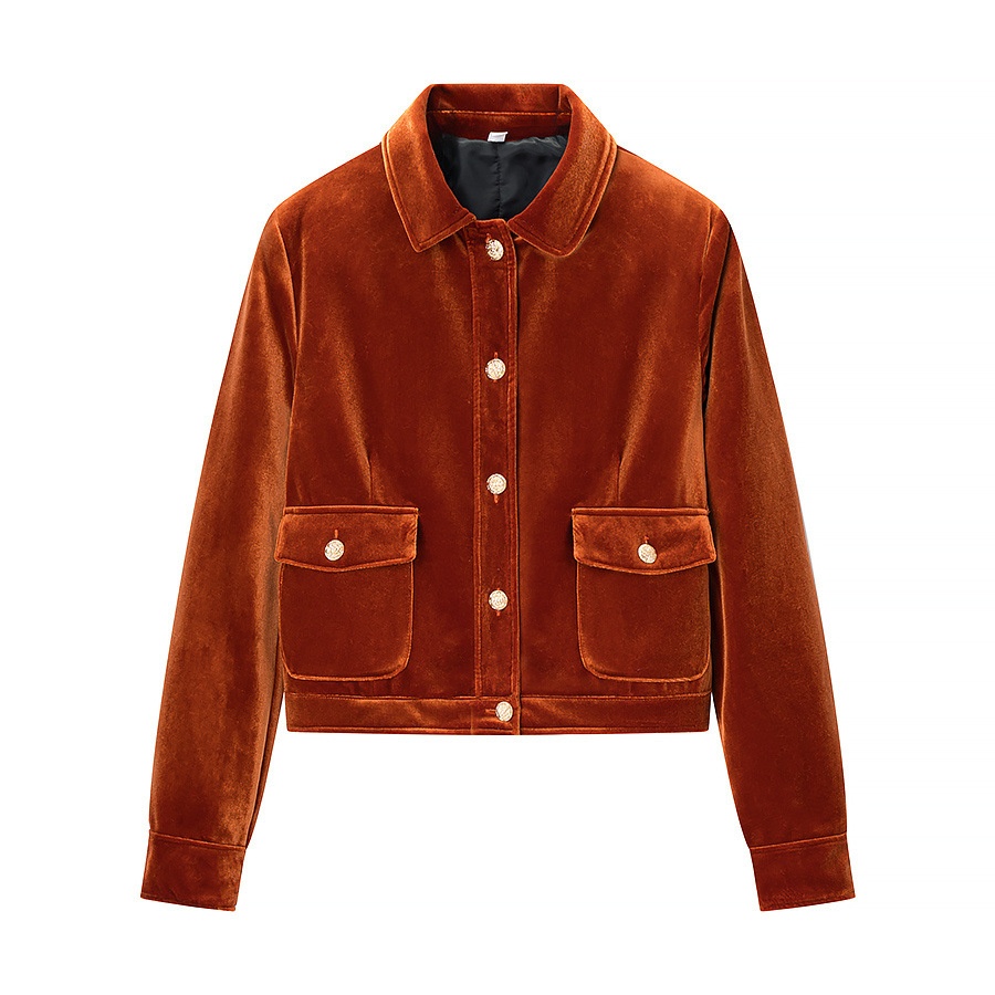 Giacca in velluto alla moda, blazer classico casual KUN-00160