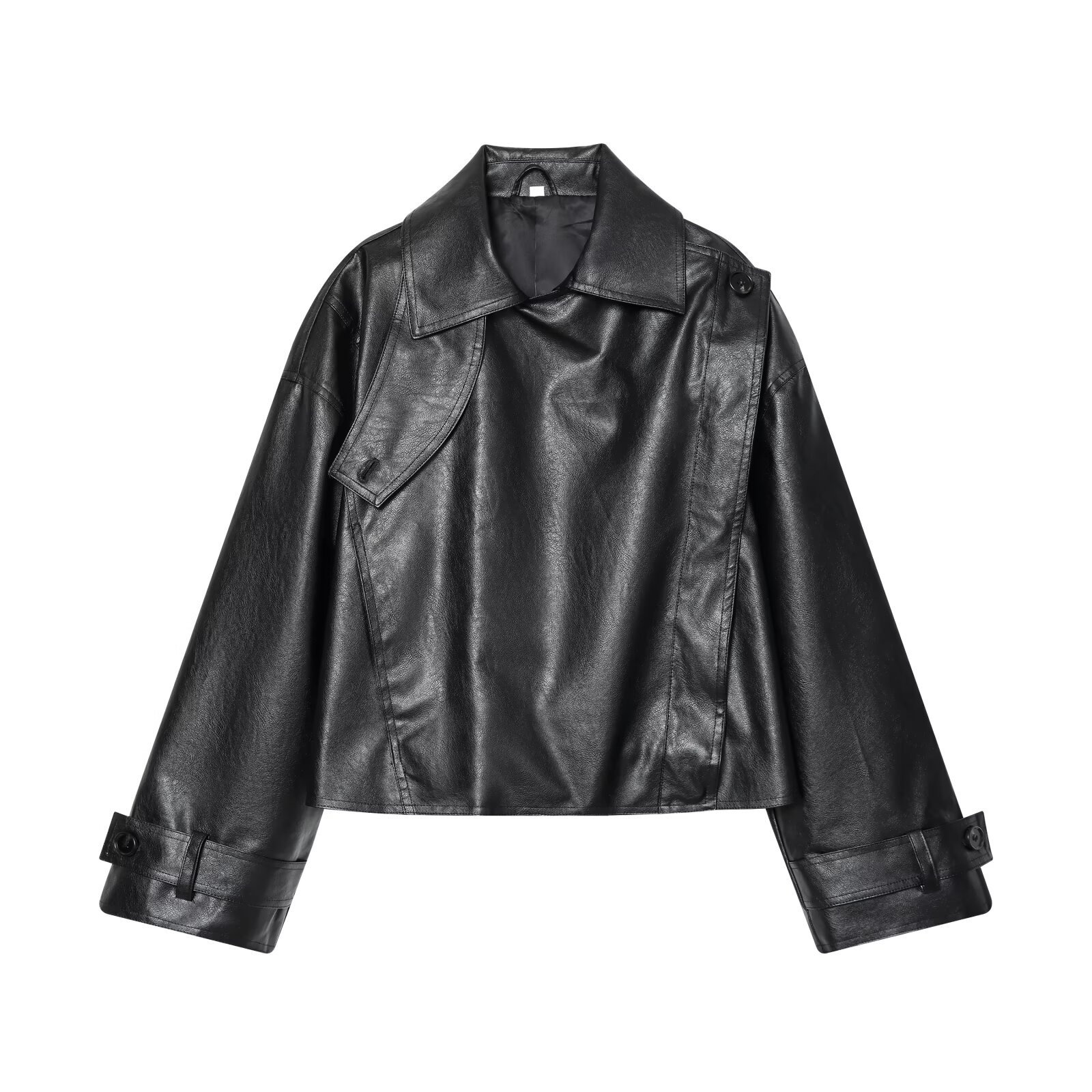 Giacca da donna alla moda - Capospalla casual lucido KUN-00173