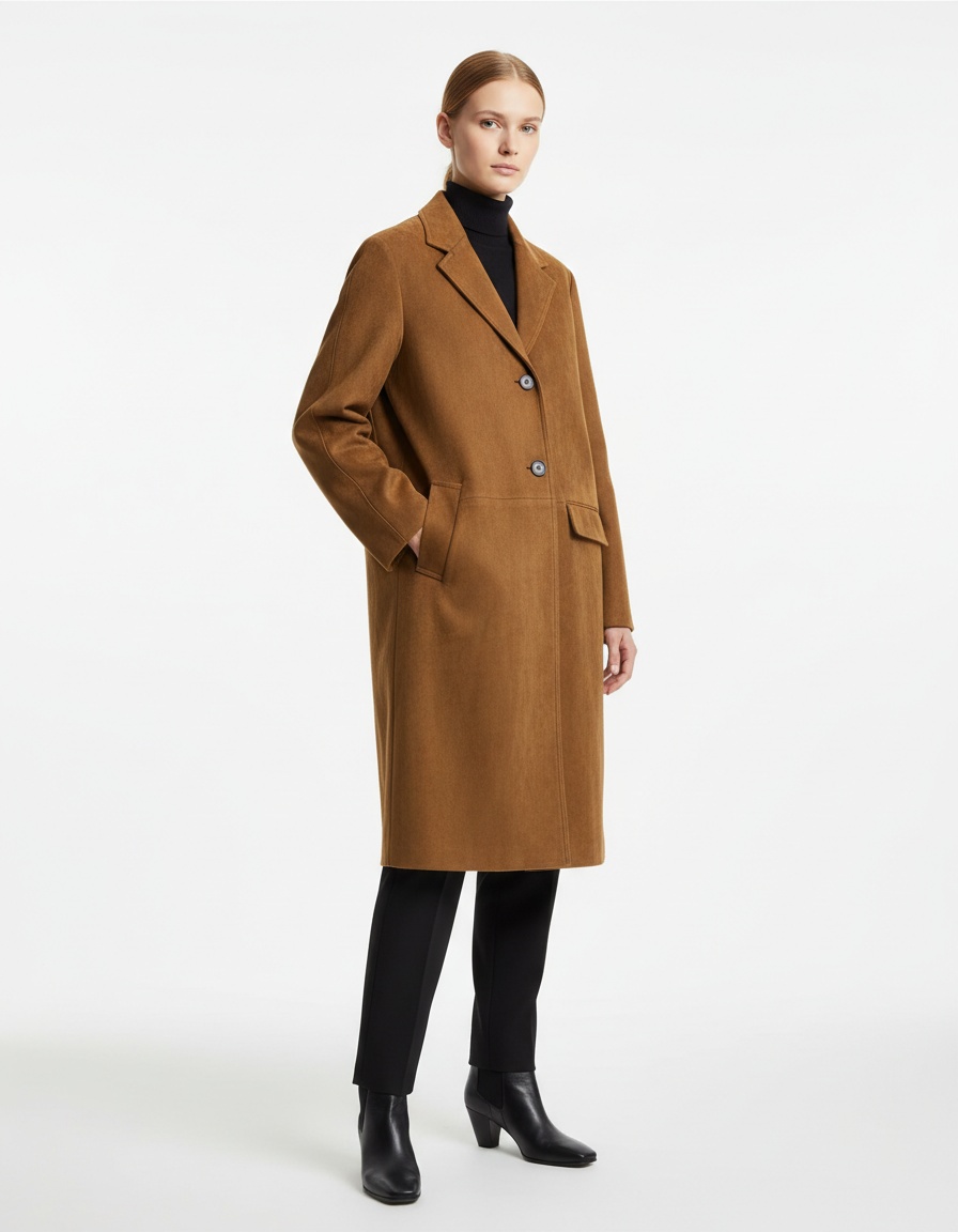 Giacca effetto scamosciato - Capospalla casual da donna KUN-00180