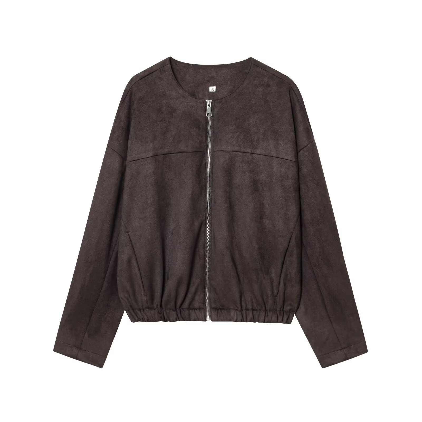 Giubbotto bomber in finta pelle scamosciata - Stile europeo KUN-00216