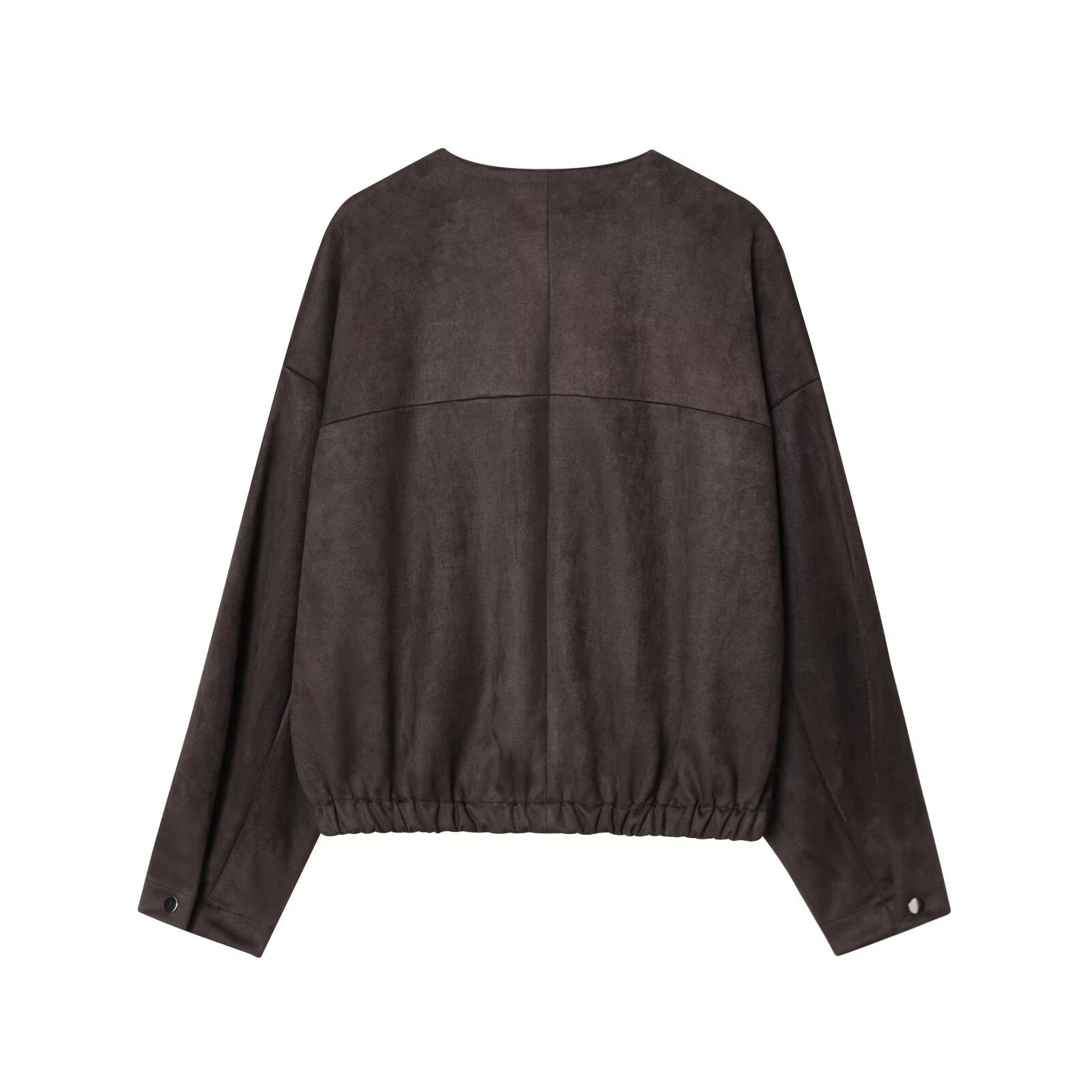 Giubbotto bomber in finta pelle scamosciata - Stile europeo KUN-00216