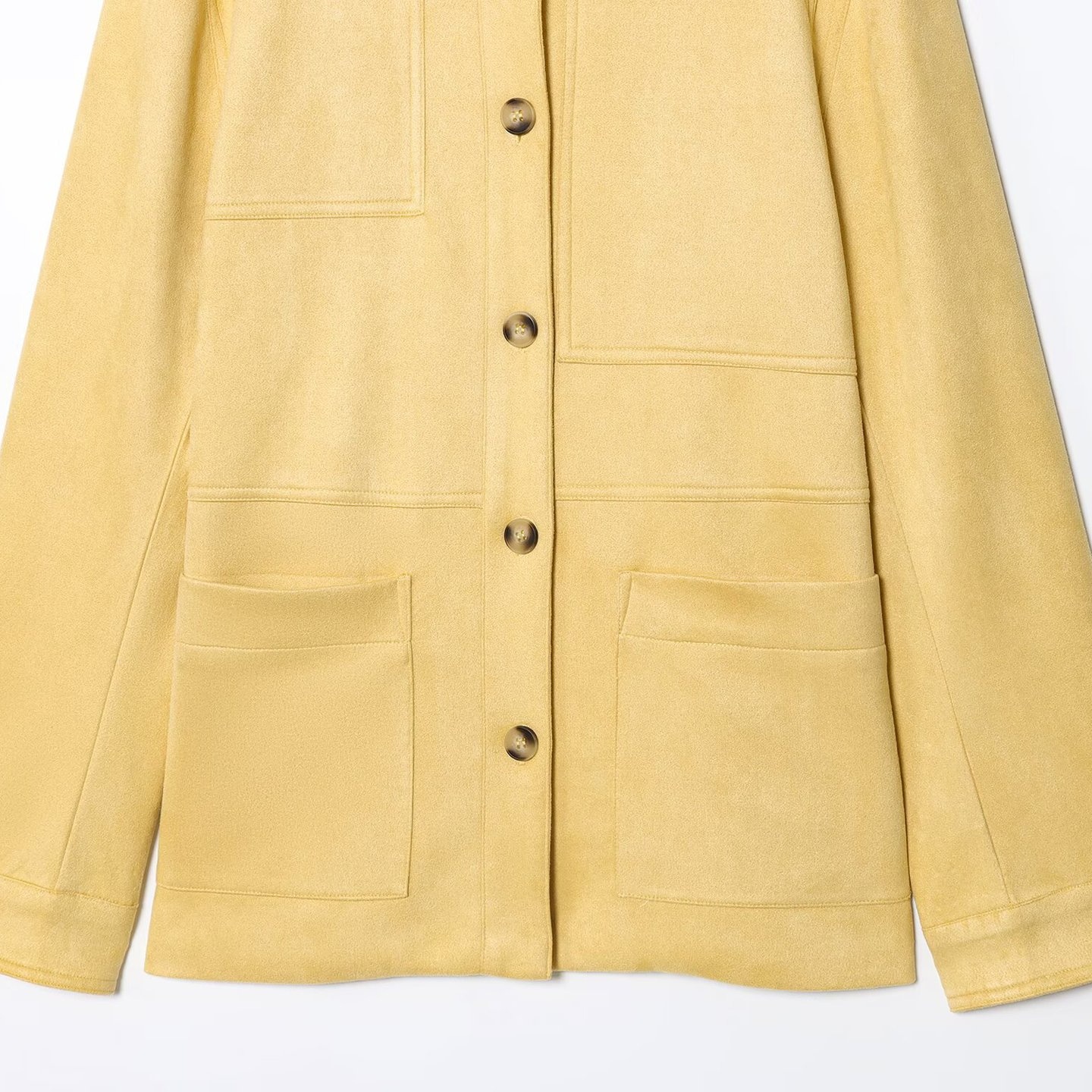 Giacca in pelle scamosciata da donna, capospalla casual e versatile, modello KUN-00224