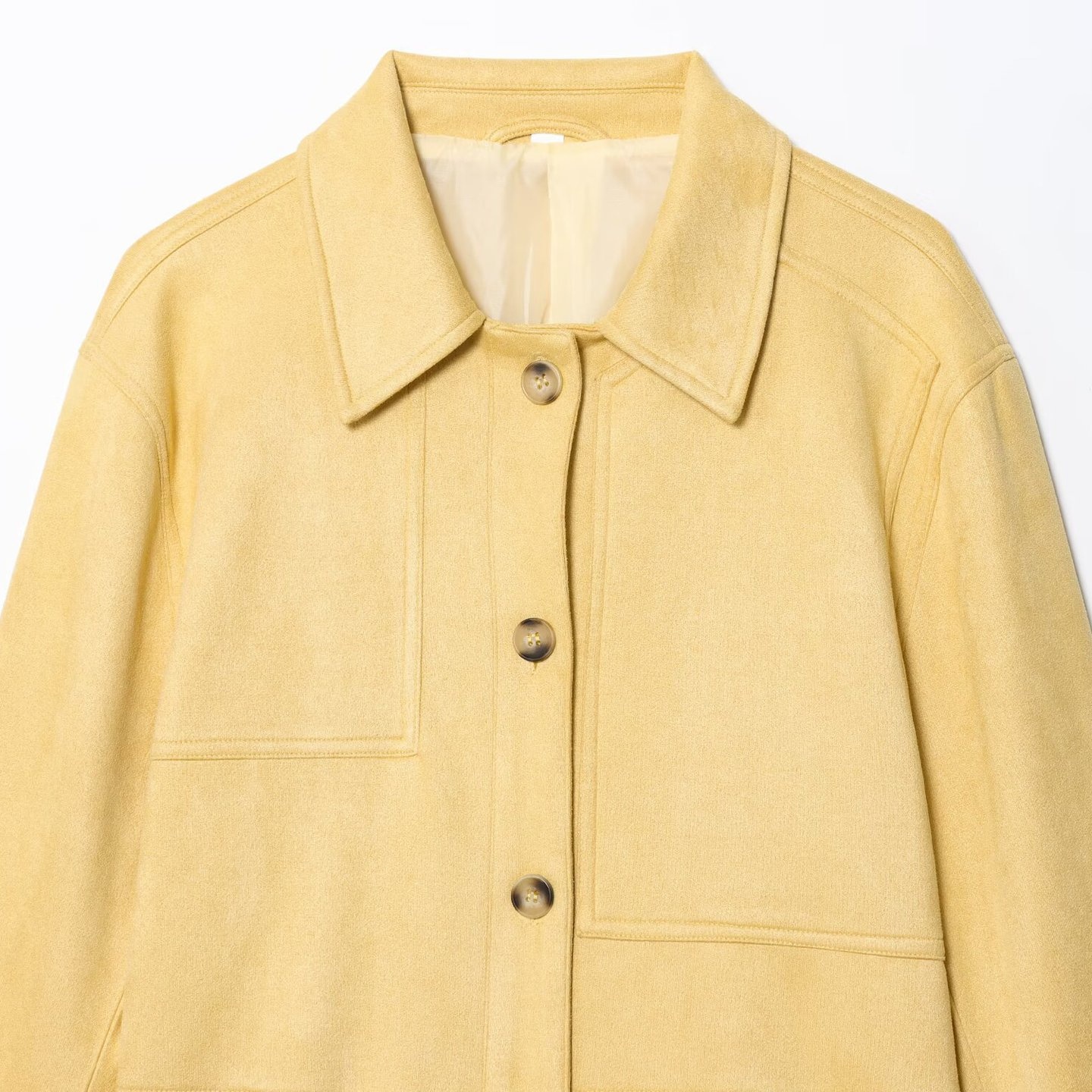 Giacca in pelle scamosciata da donna, capospalla casual e versatile, modello KUN-00224