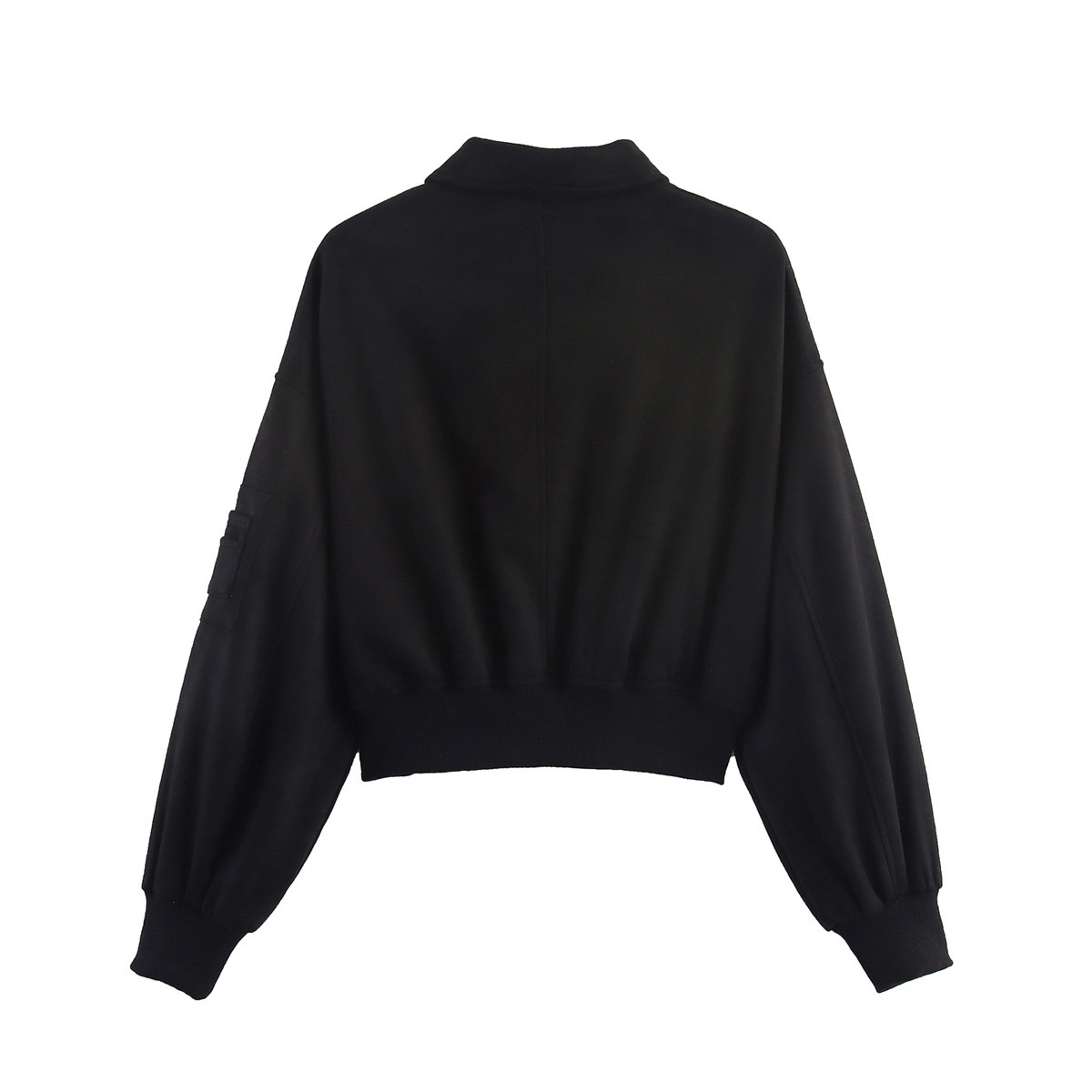 Giacca bomber in pelle scamosciata - Capospalla casual alla moda KUN-00282