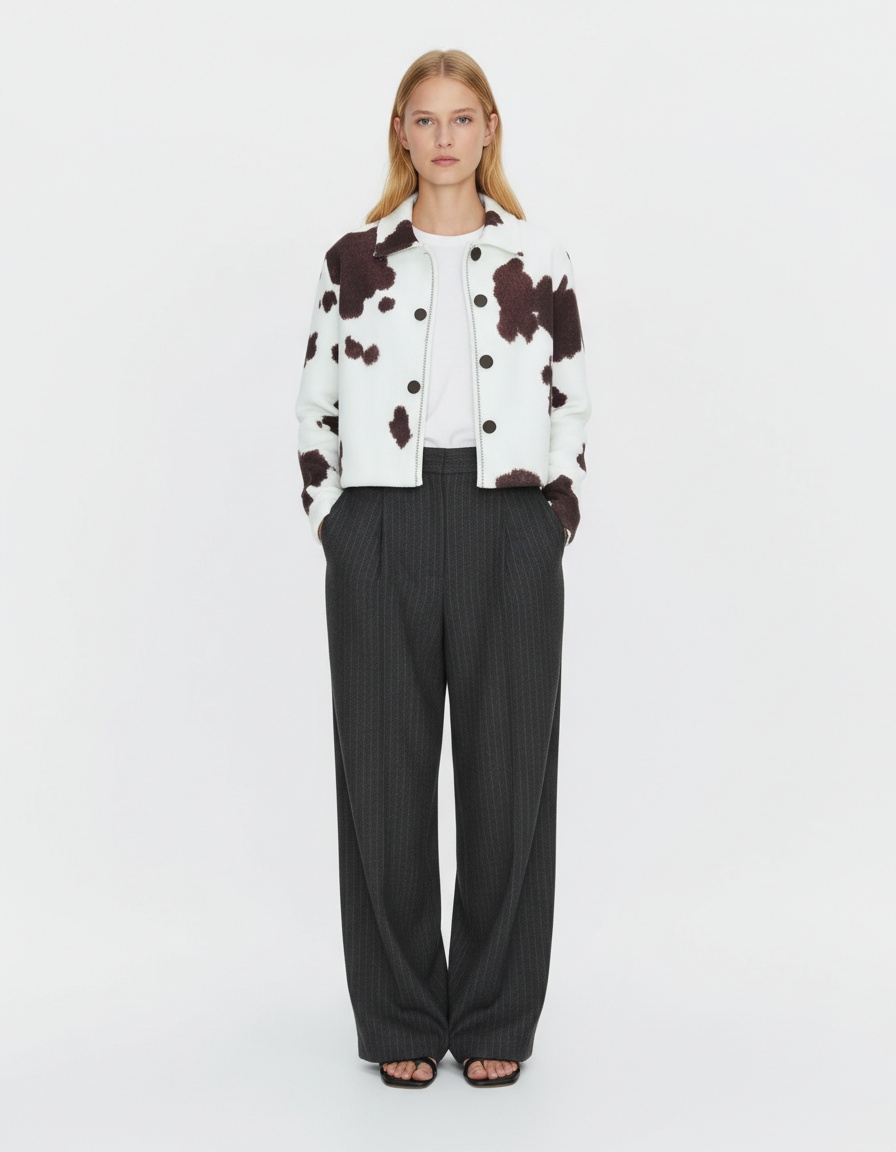 Giacca in misto lana, elegante e casual, capospalla KUN-00289