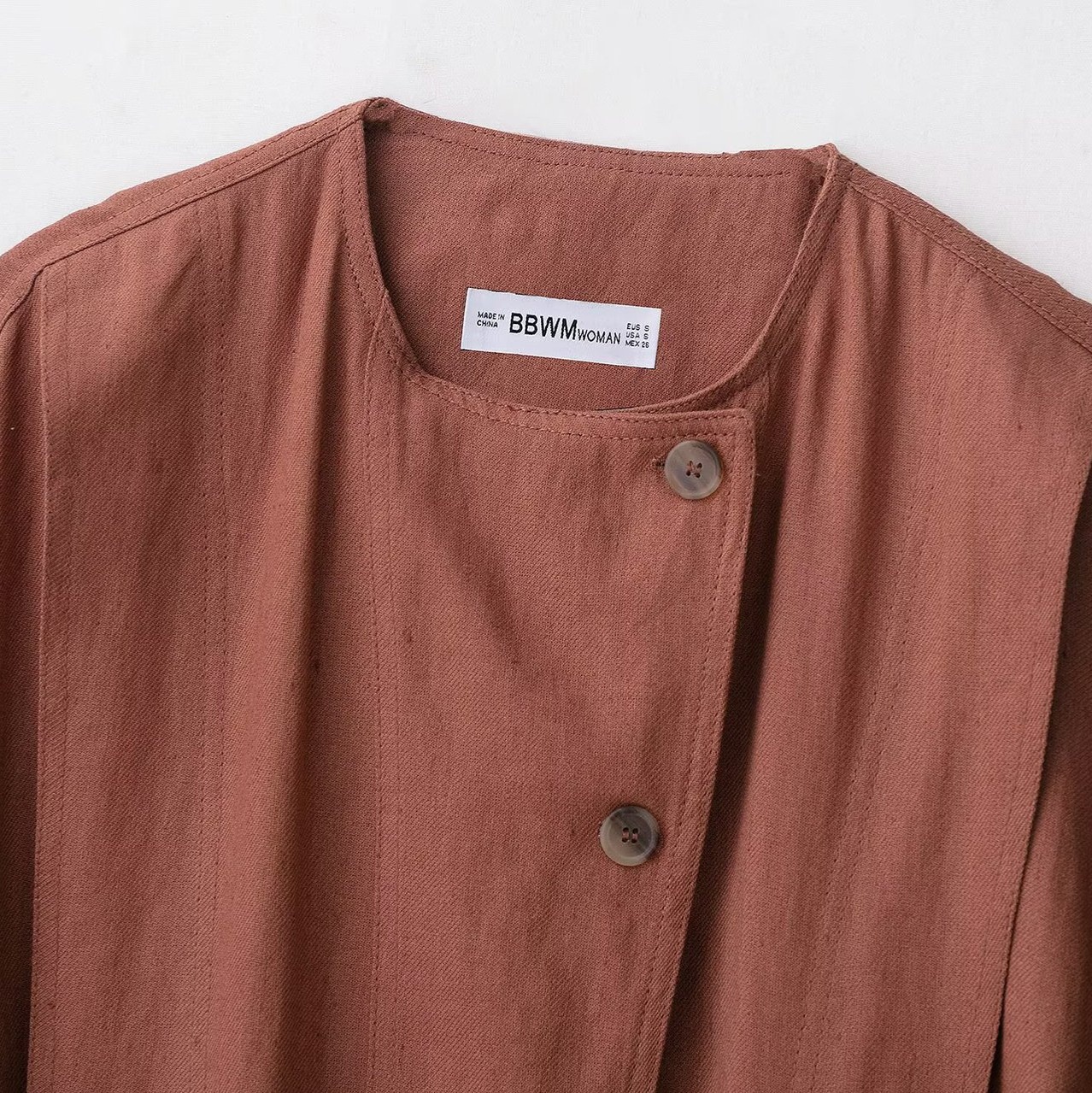 Giacca bomber in misto lino - Elegante capospalla da donna KUN-00297