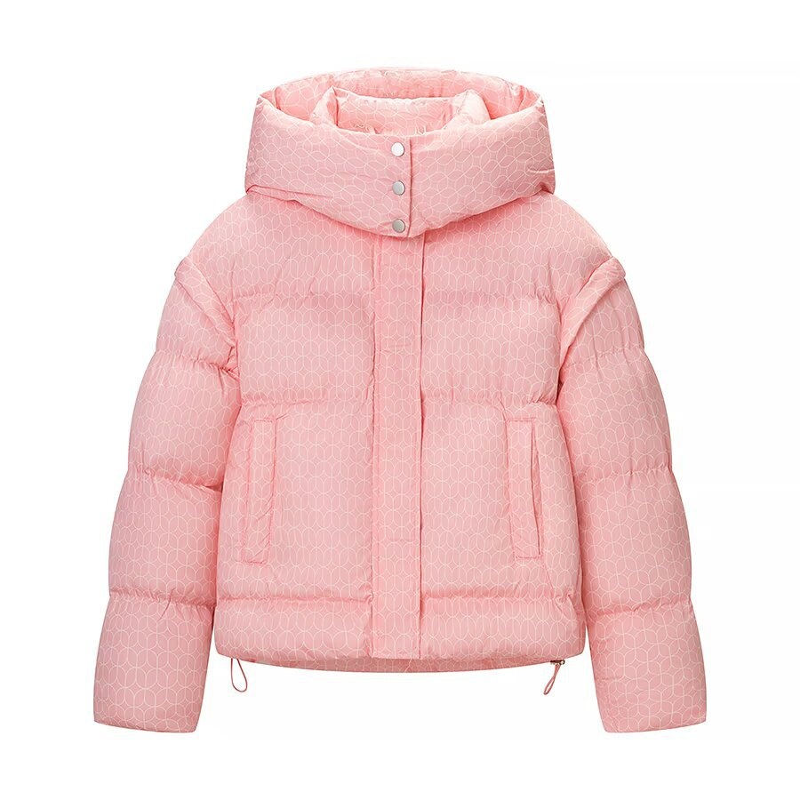 Giacca imbottita da donna in cotone - Cappotto stampato in stile europeo KUN-00004