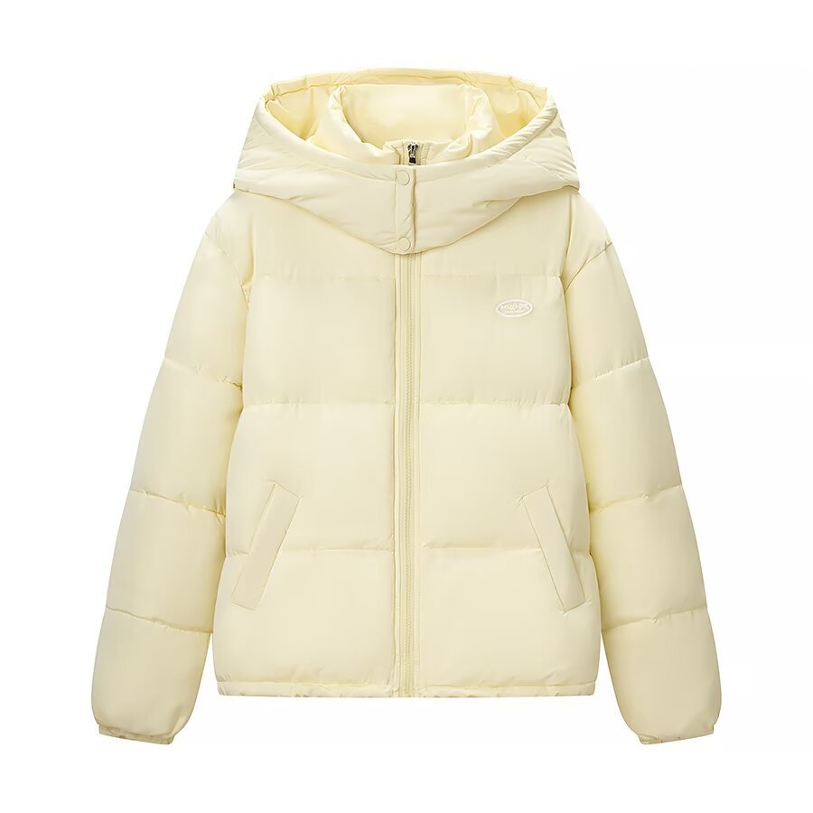 Giacca imbottita da donna in cotone, modello classico, disponibile in quattro colori, codice KUN-00006.