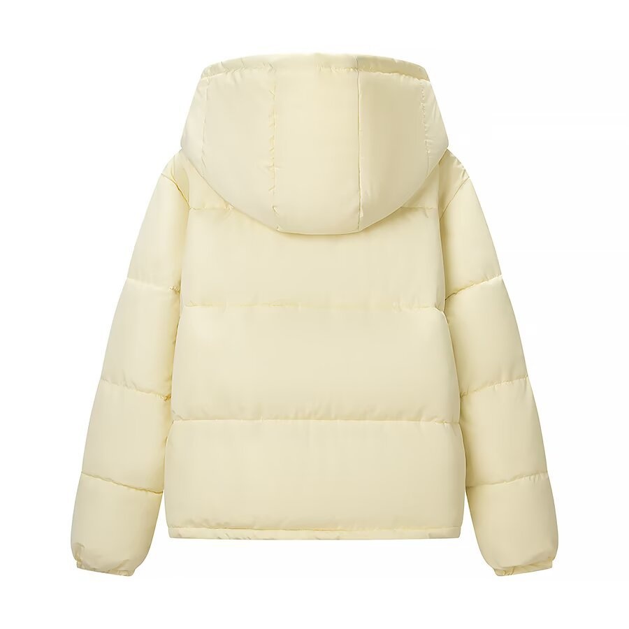 Giacca imbottita da donna in cotone, modello classico, disponibile in quattro colori, codice KUN-00006.