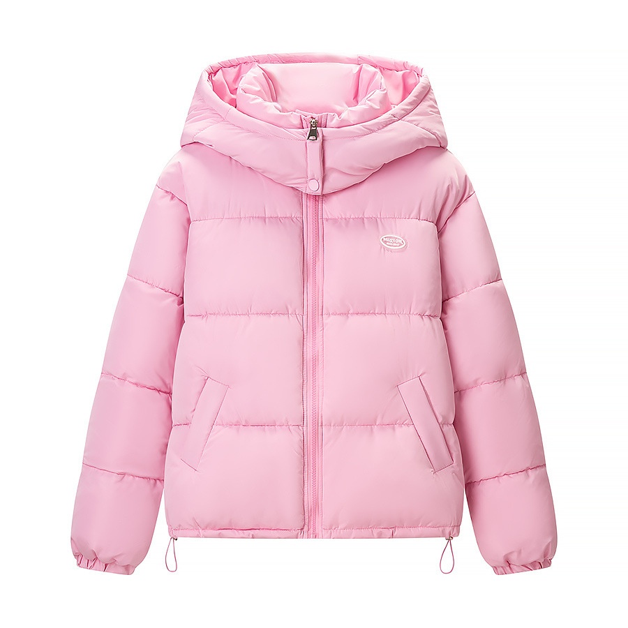 Giacca imbottita da donna in cotone, modello classico, disponibile in quattro colori, codice KUN-00006.