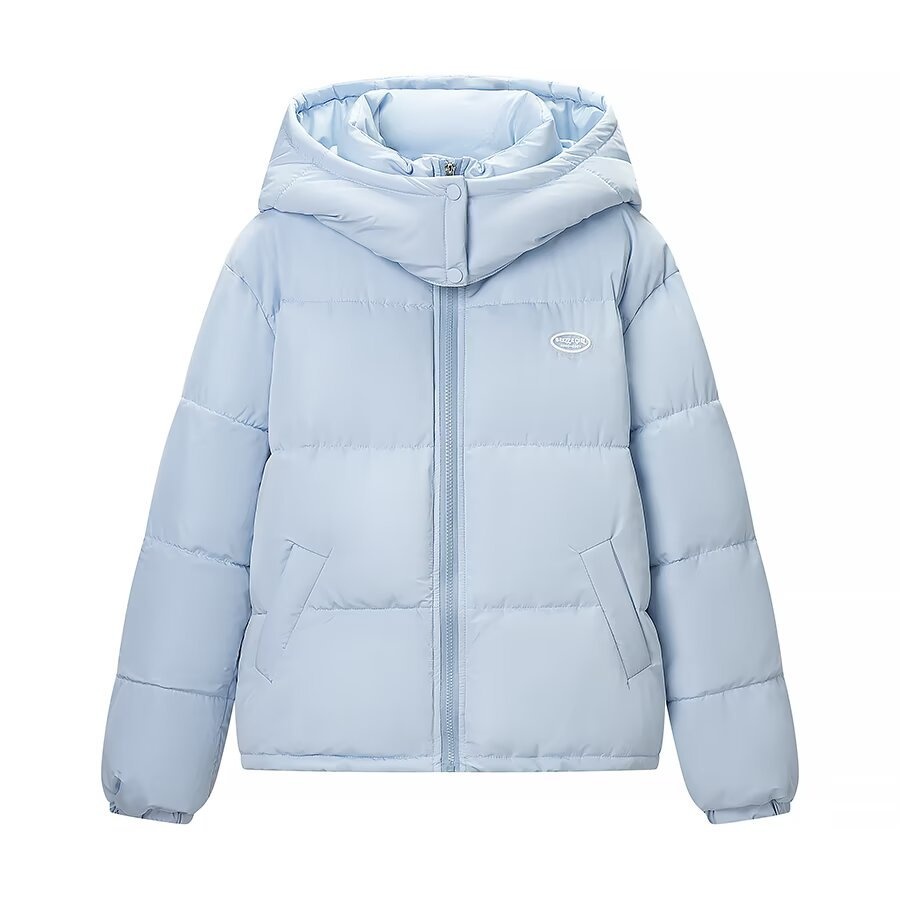 Giacca imbottita da donna in cotone, modello classico, disponibile in quattro colori, codice KUN-00006.