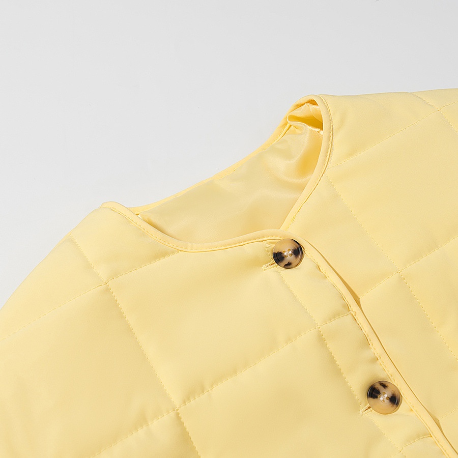 Giacca trapuntata a quadri in cotone - Elegante e versatile KUN-00009