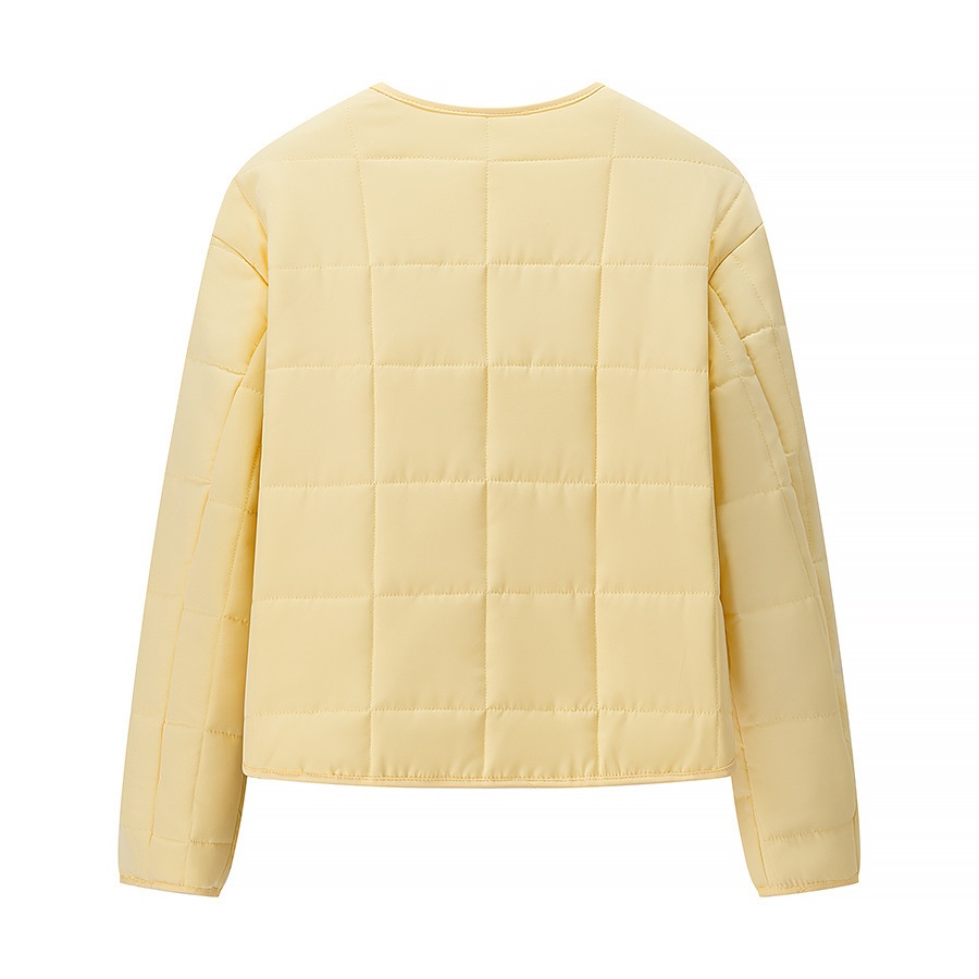 Giacca trapuntata a quadri in cotone - Elegante e versatile KUN-00009