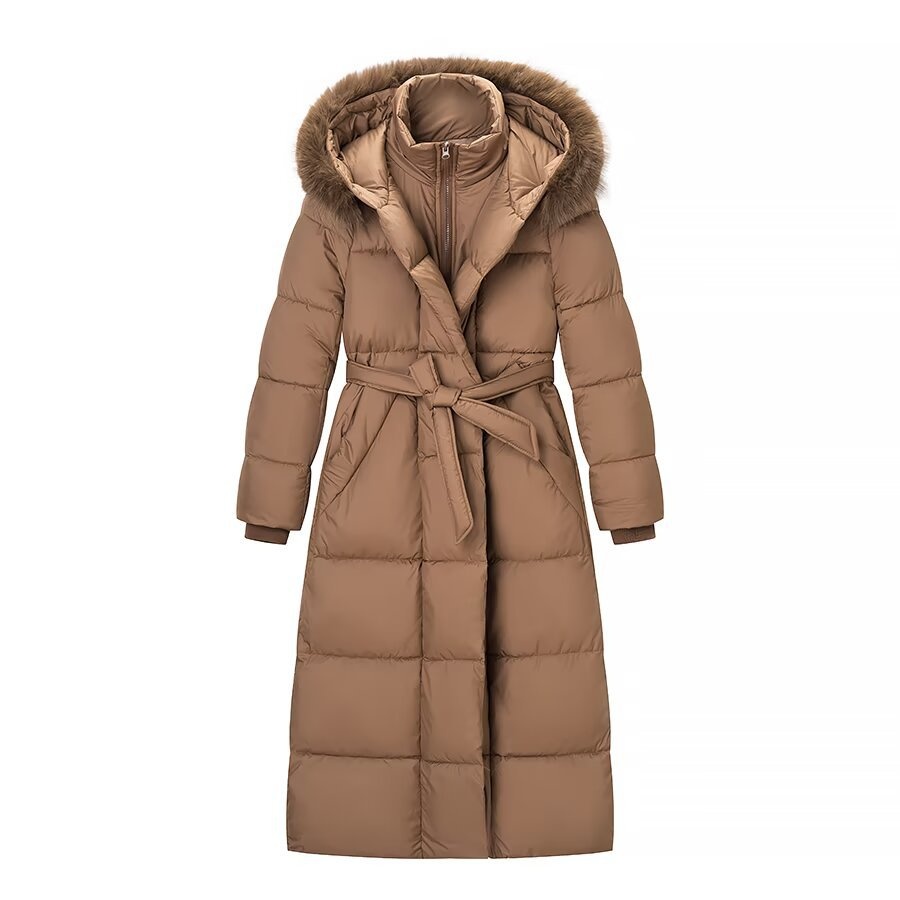 Women's Padded Long Coat Classic Fashion KUN-00020