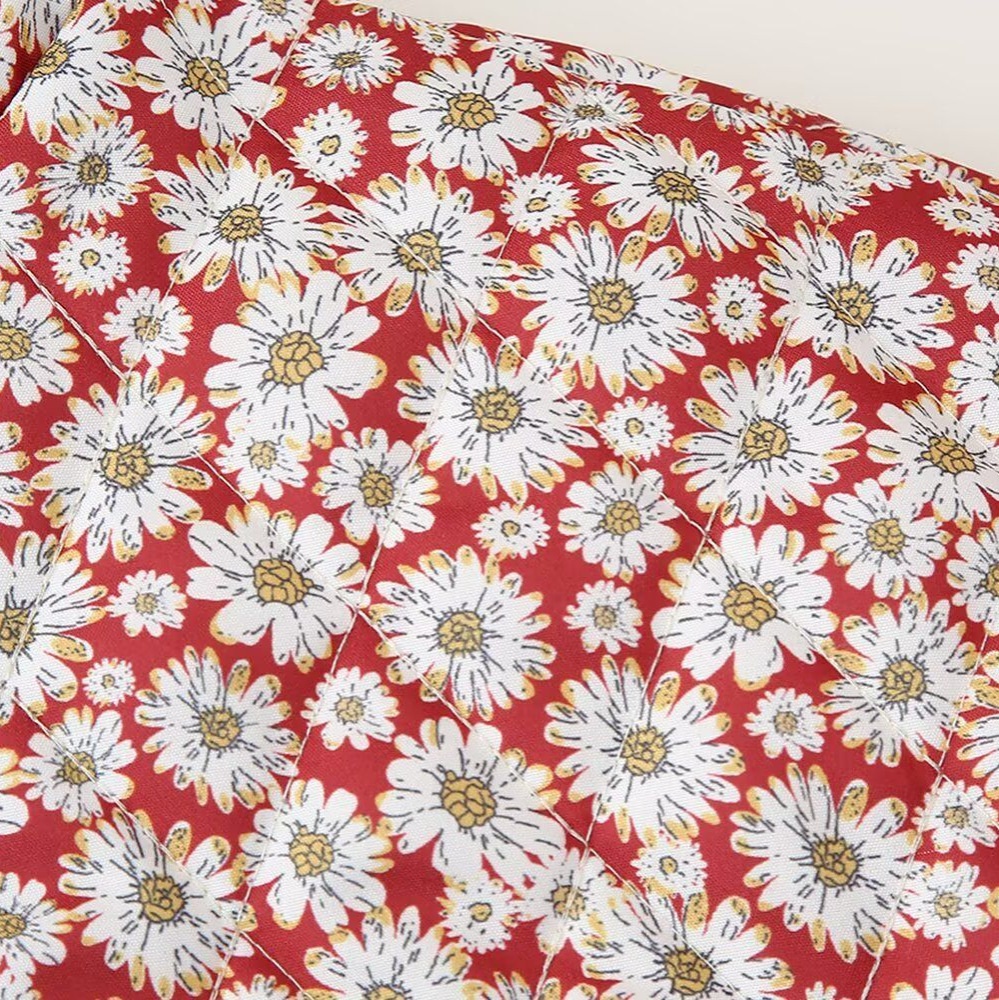 Cotton Floral Padded Jacket - Chic & Versatile KUN-00044