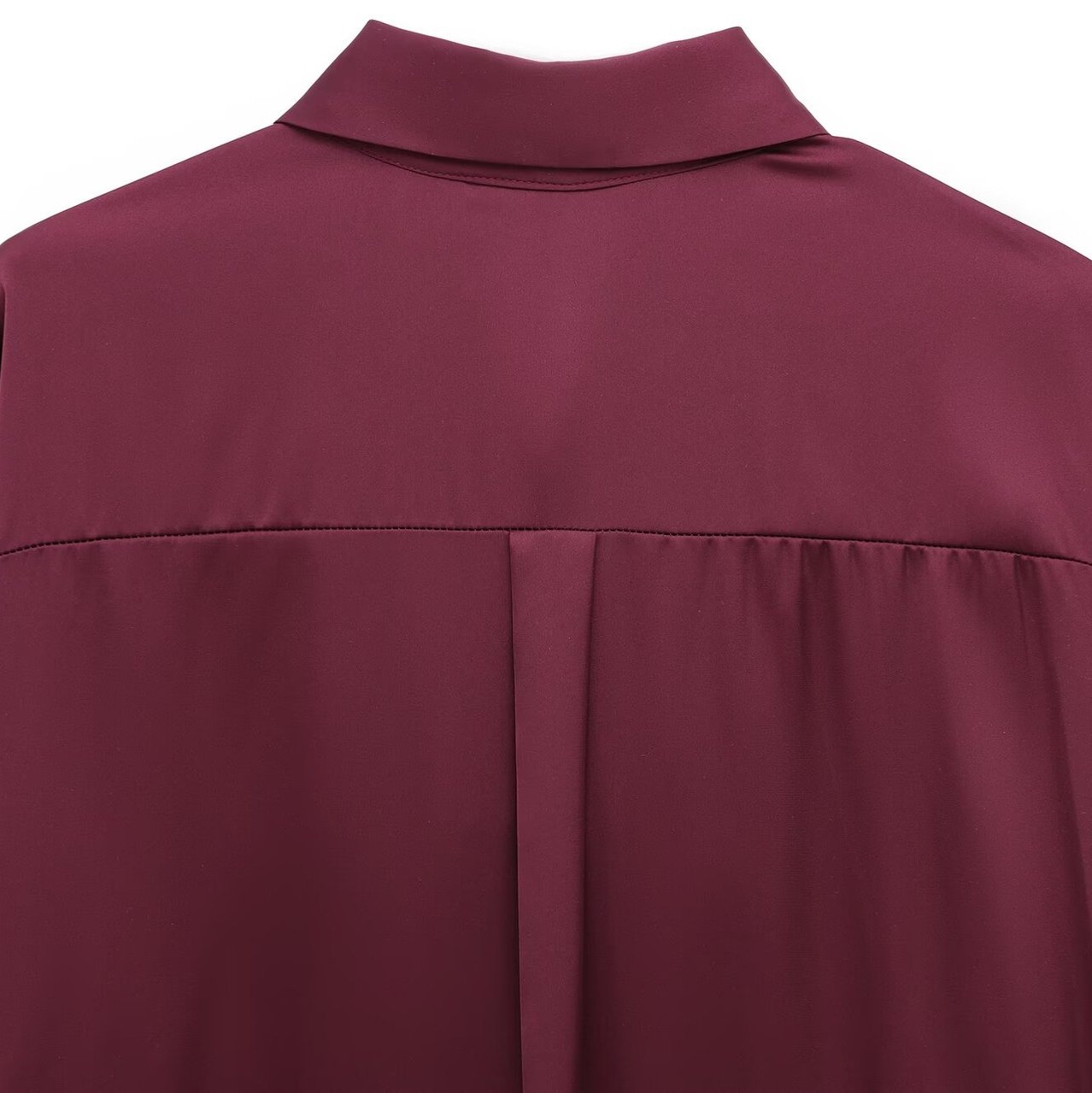 Camicia in raso - Blusa con bottoni dorati sul davanti KUN-00002