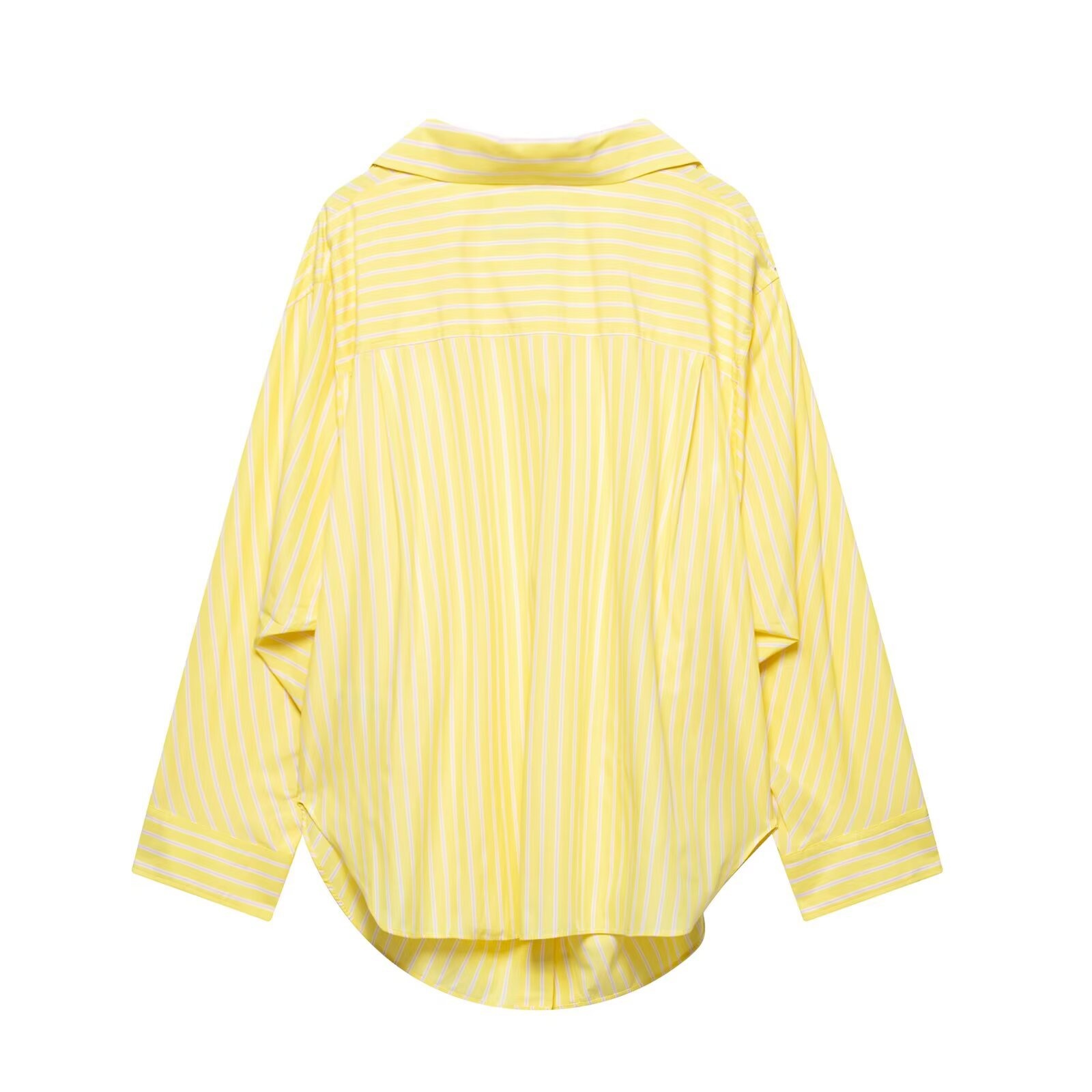 Camicia oversize in popeline di cotone - Elegante e moderna KUN-00025