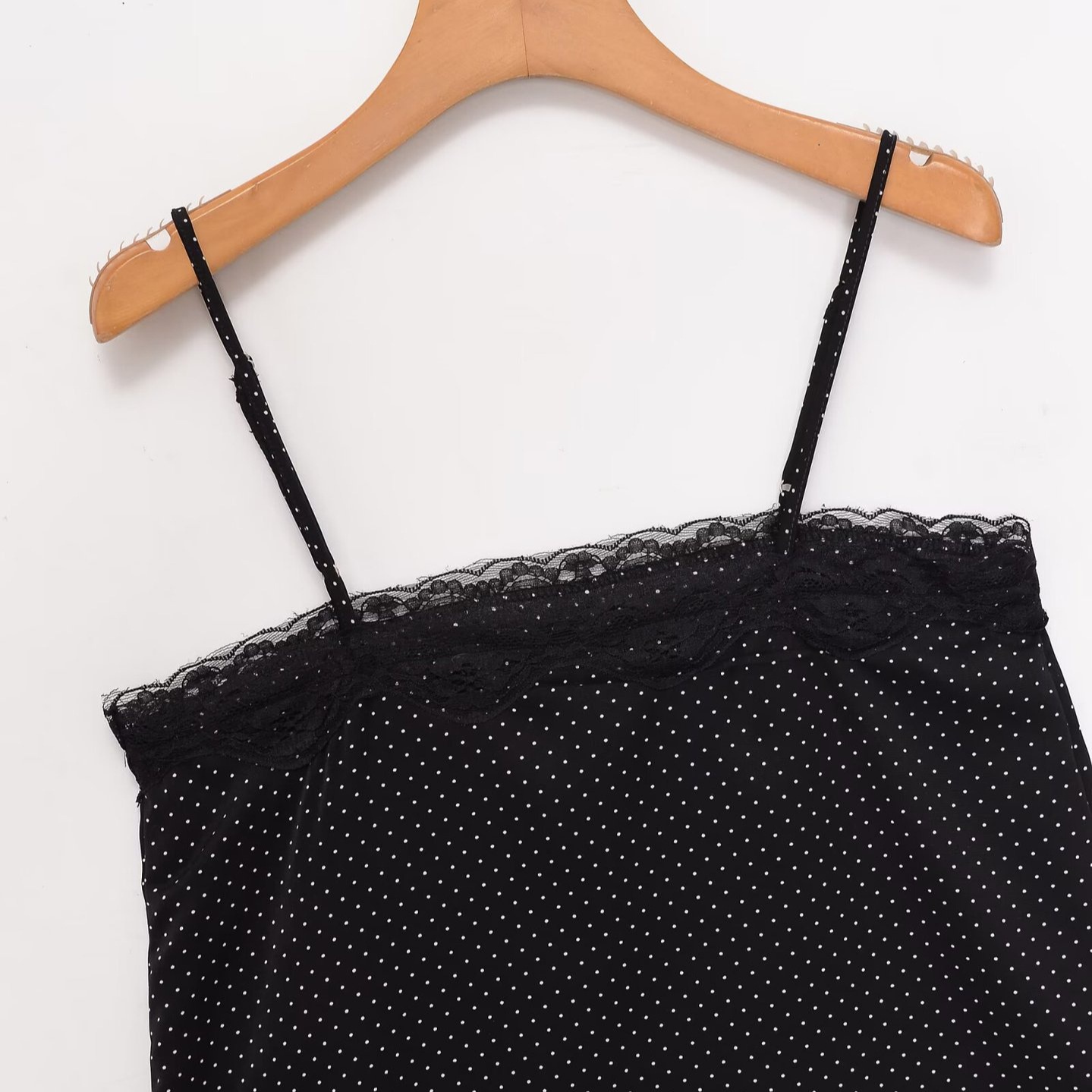 Top asimmetrico da donna a pois - Trendy Chic KUN-00026