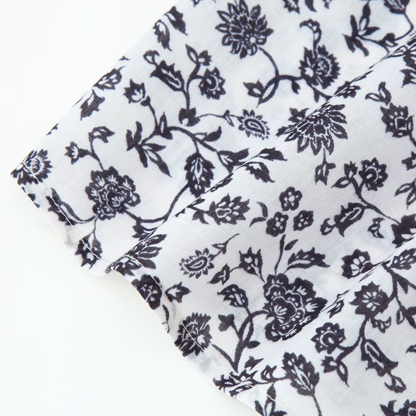 Camicetta con stampa floreale - Camicia chic in stile europeo KUN-00075