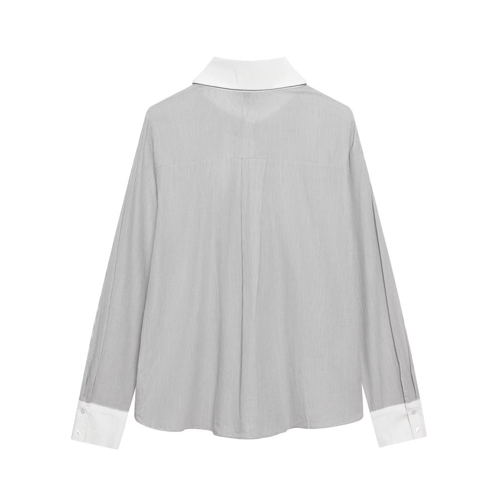 Camicetta a righe con fiocco - Camicia da donna in stile europeo KUN-00083