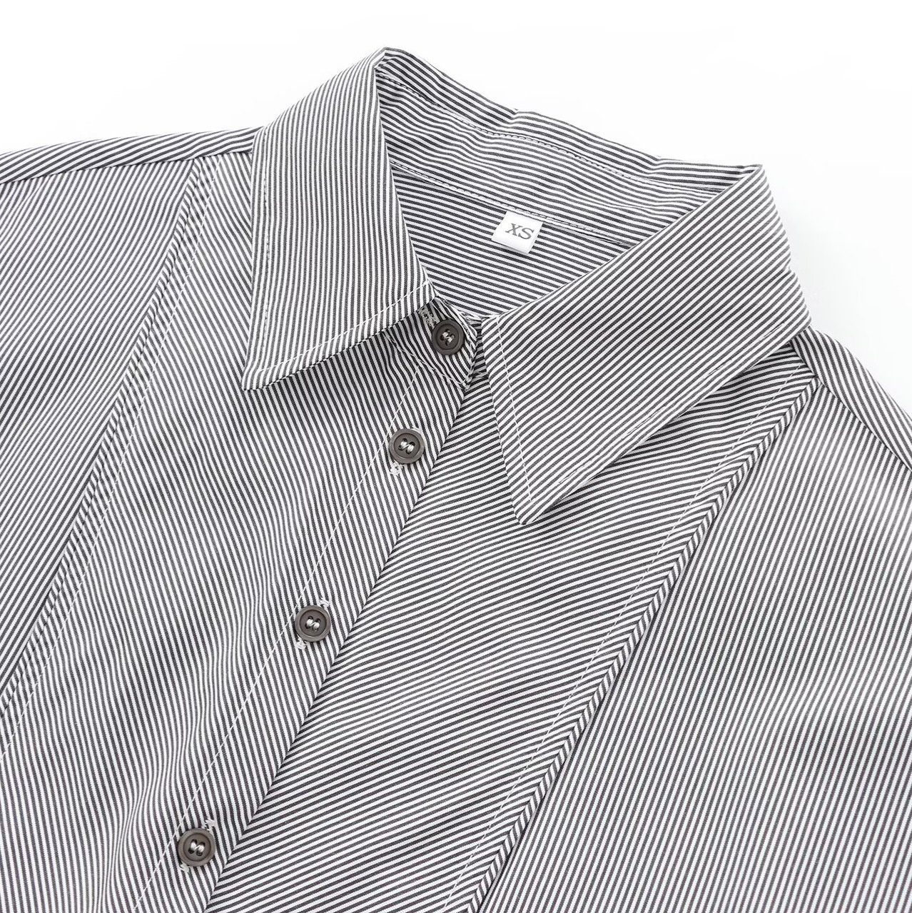 Camicia a righe da donna, blusa trendy e versatile KUN-00090