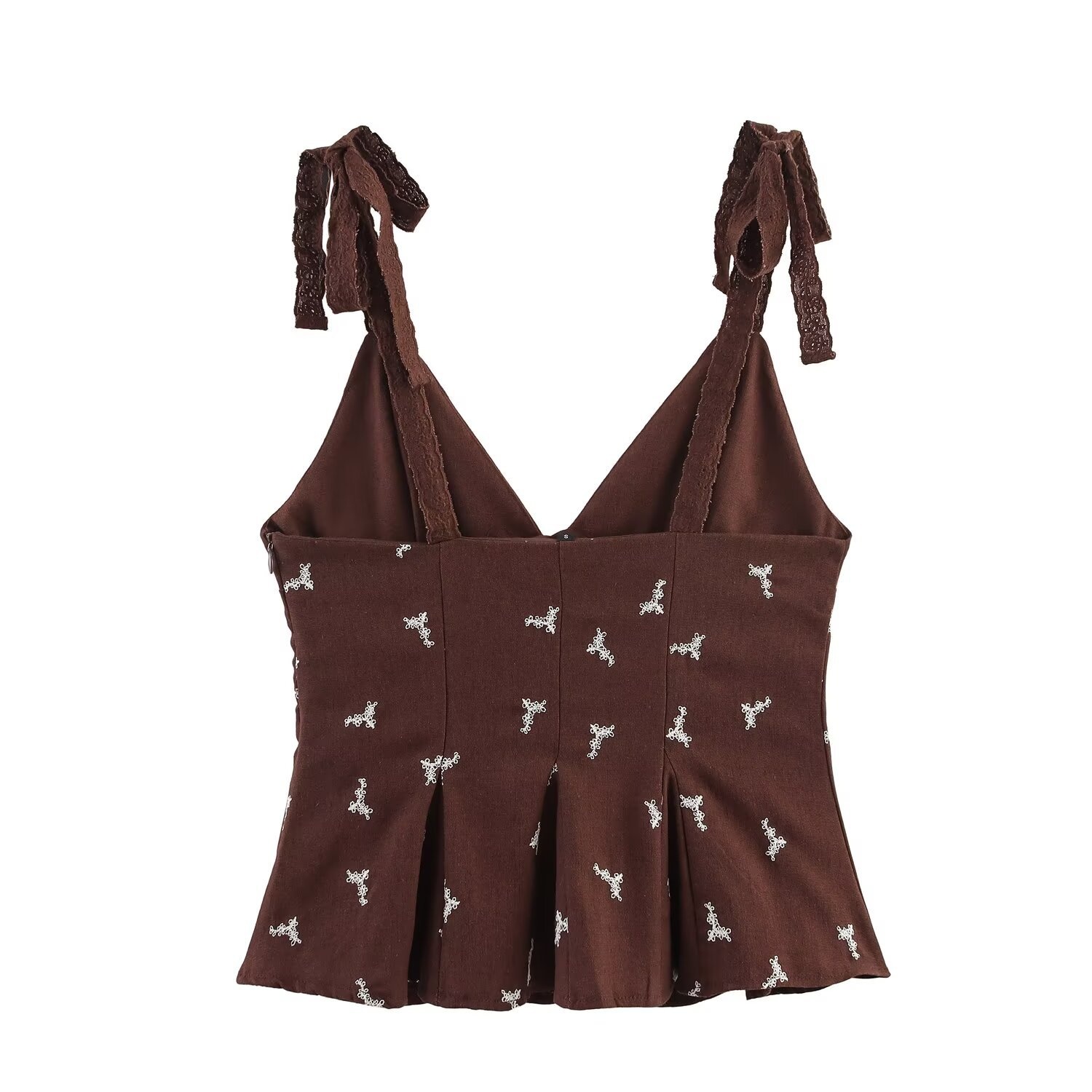 Minigonna/top ricamata - Stile chic europeo KUN-00120