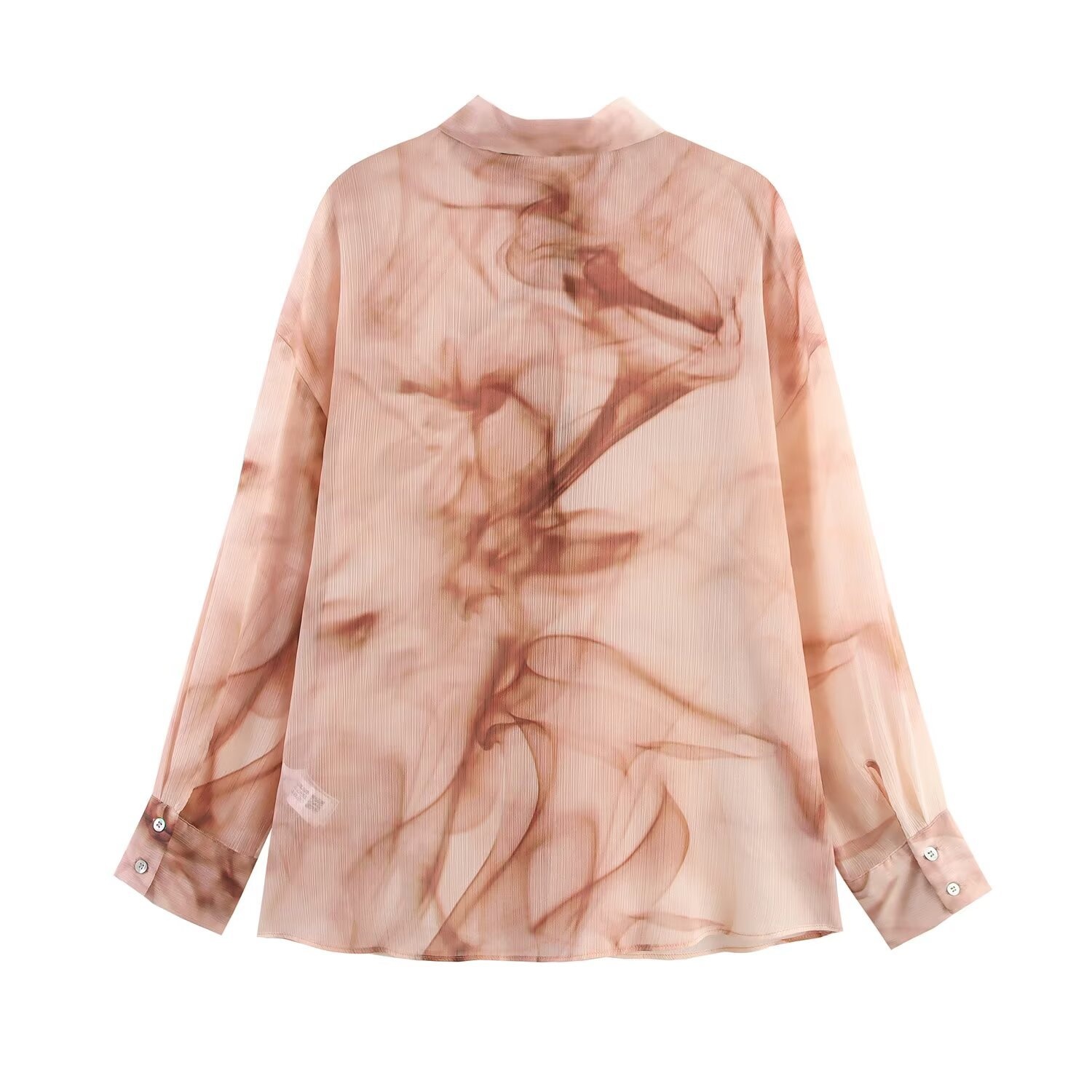 Camicia con stampa tie-dye, blusa alla moda KUN-00122