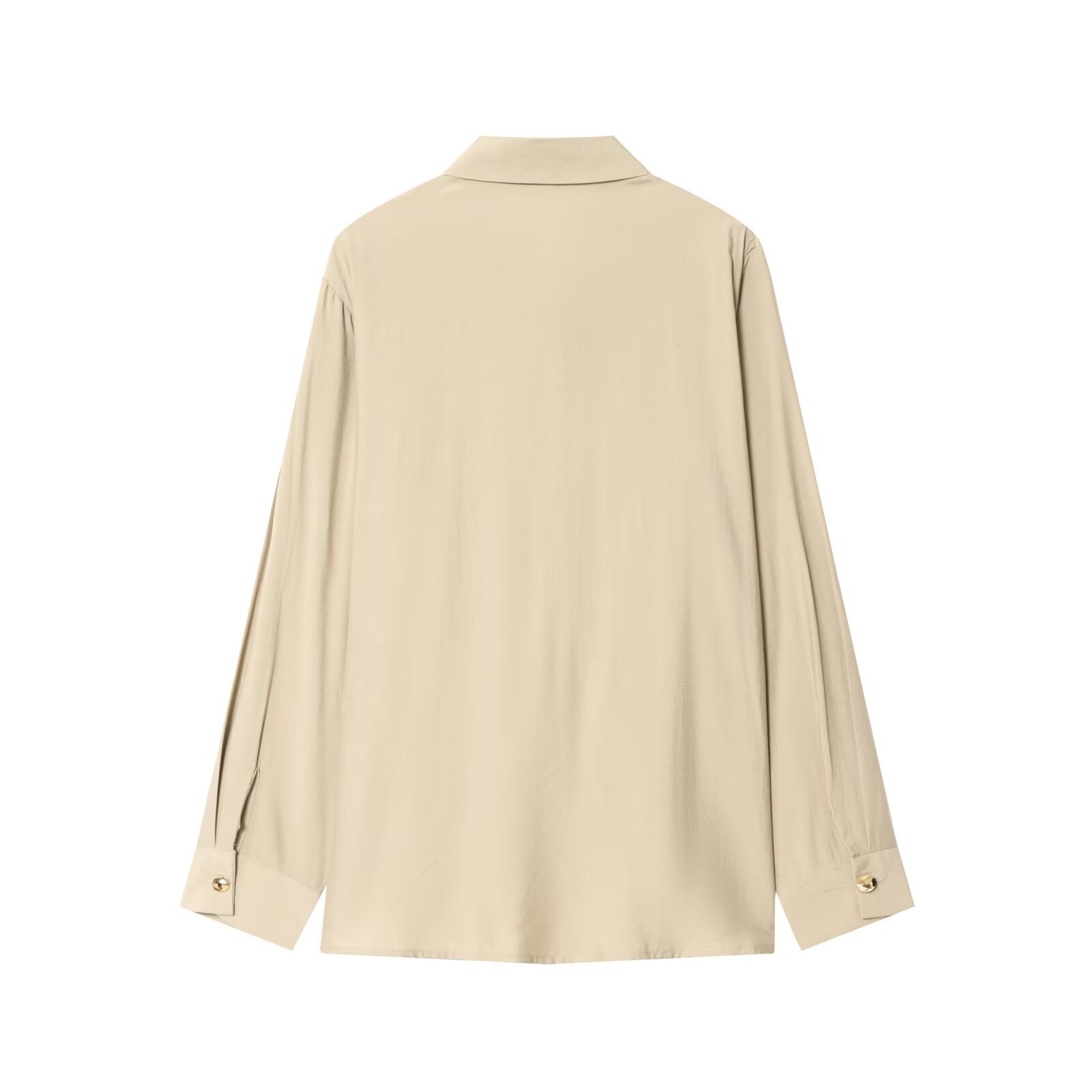Camicia doppiopetto da donna ispirata con bottoni dorati KUN-00124