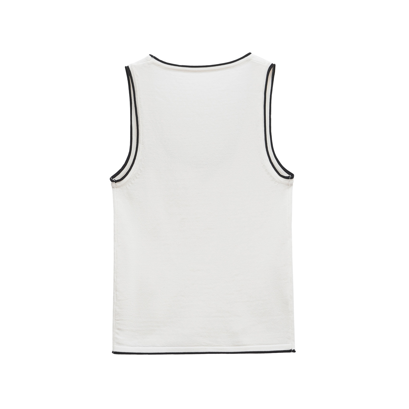 Maglia da donna - Maglione classico con finiture KUN-00006