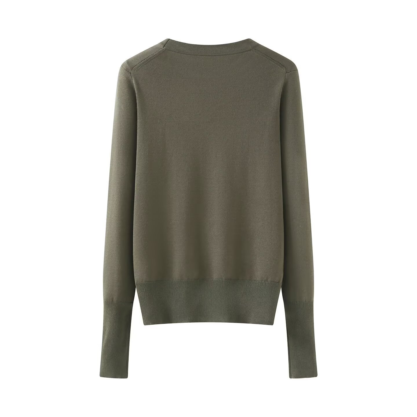 Maglia a maniche lunghe girocollo, elegante e casual KUN-00015