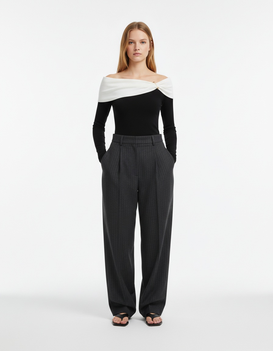 Top da donna a spalle scoperte - Chic ed elegante KUN-00042