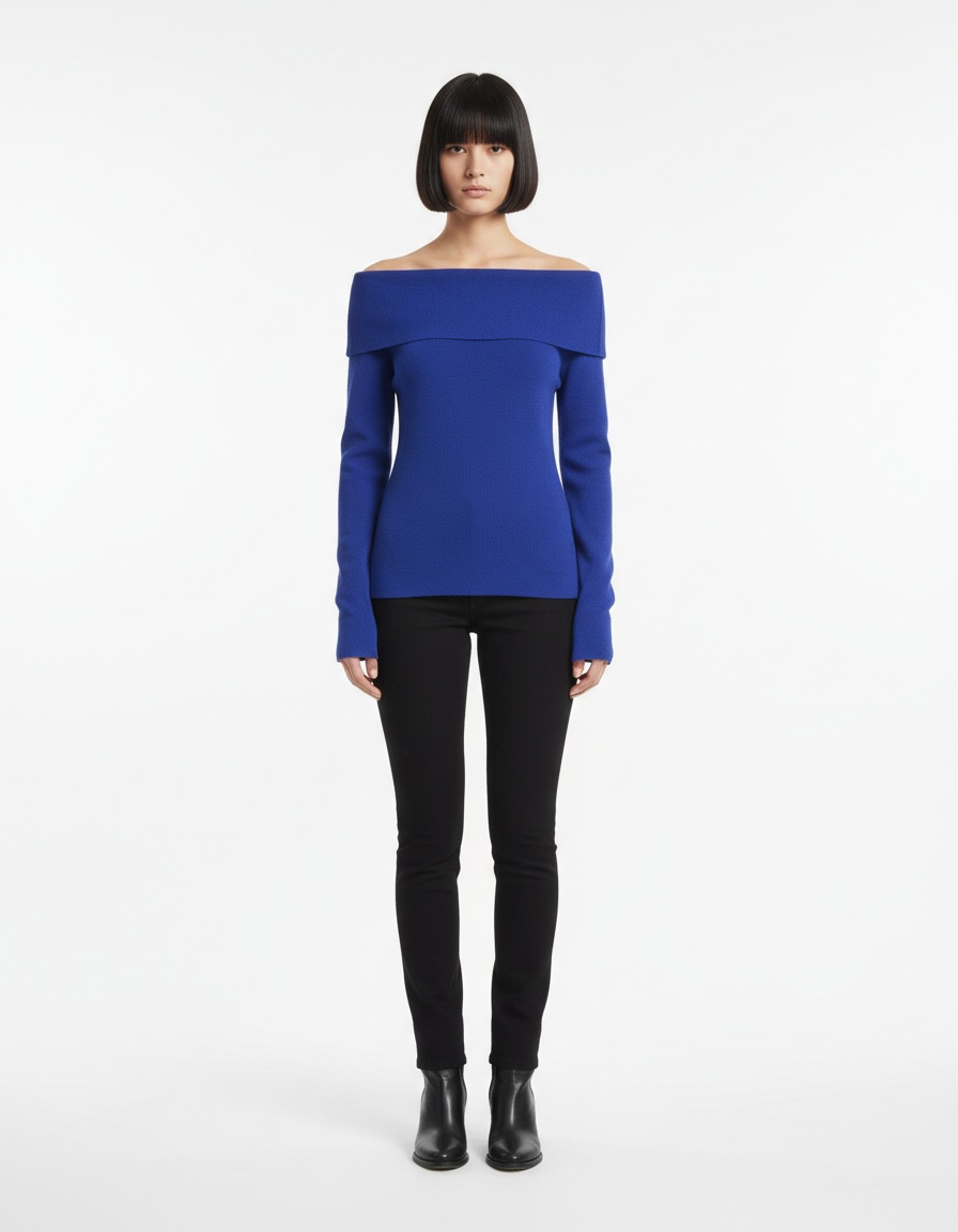 Top da donna a spalle scoperte - Chic ed elegante KUN-00042