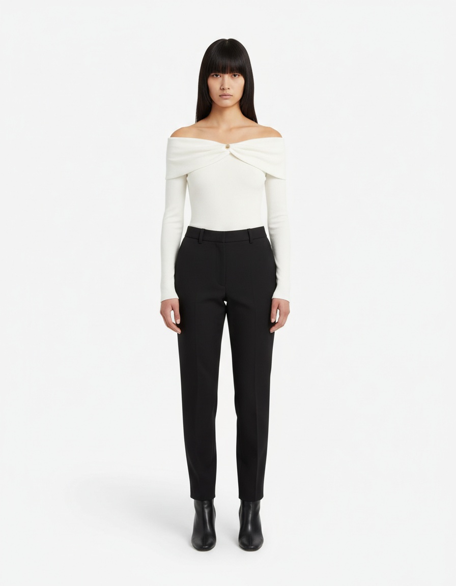 Top da donna a spalle scoperte - Chic ed elegante KUN-00042