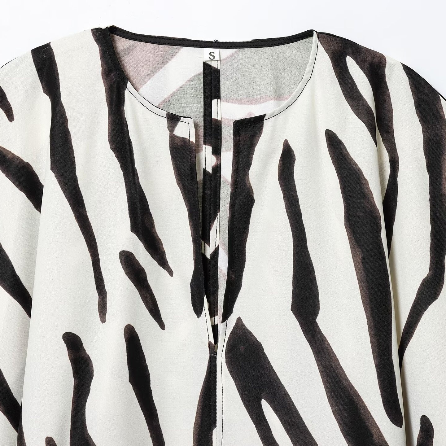 Top con stampa animalier - Elegante blusa in stile europeo KUN-00014