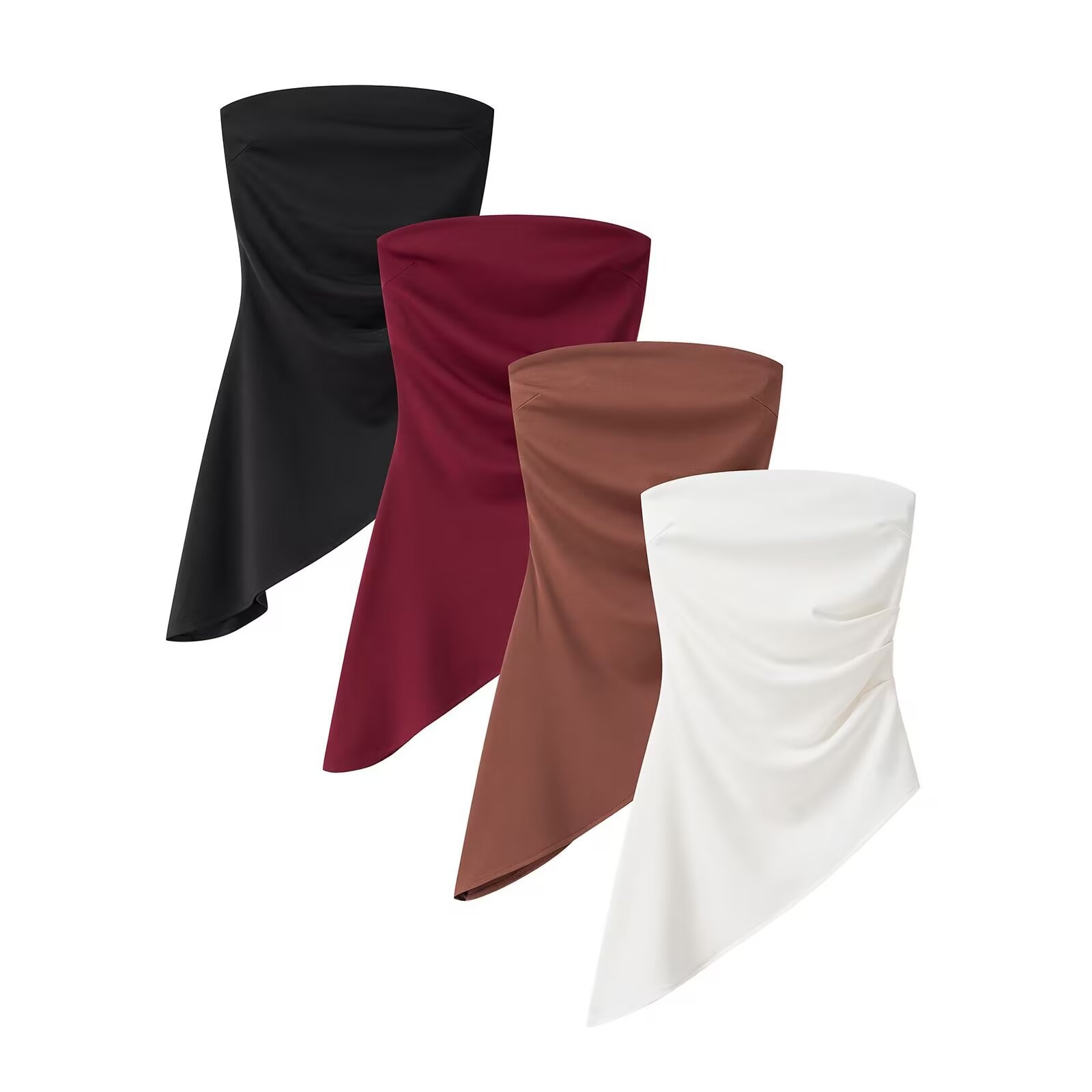 Top a fascia in maglia, versatile ed elegante, modello KUN-00004