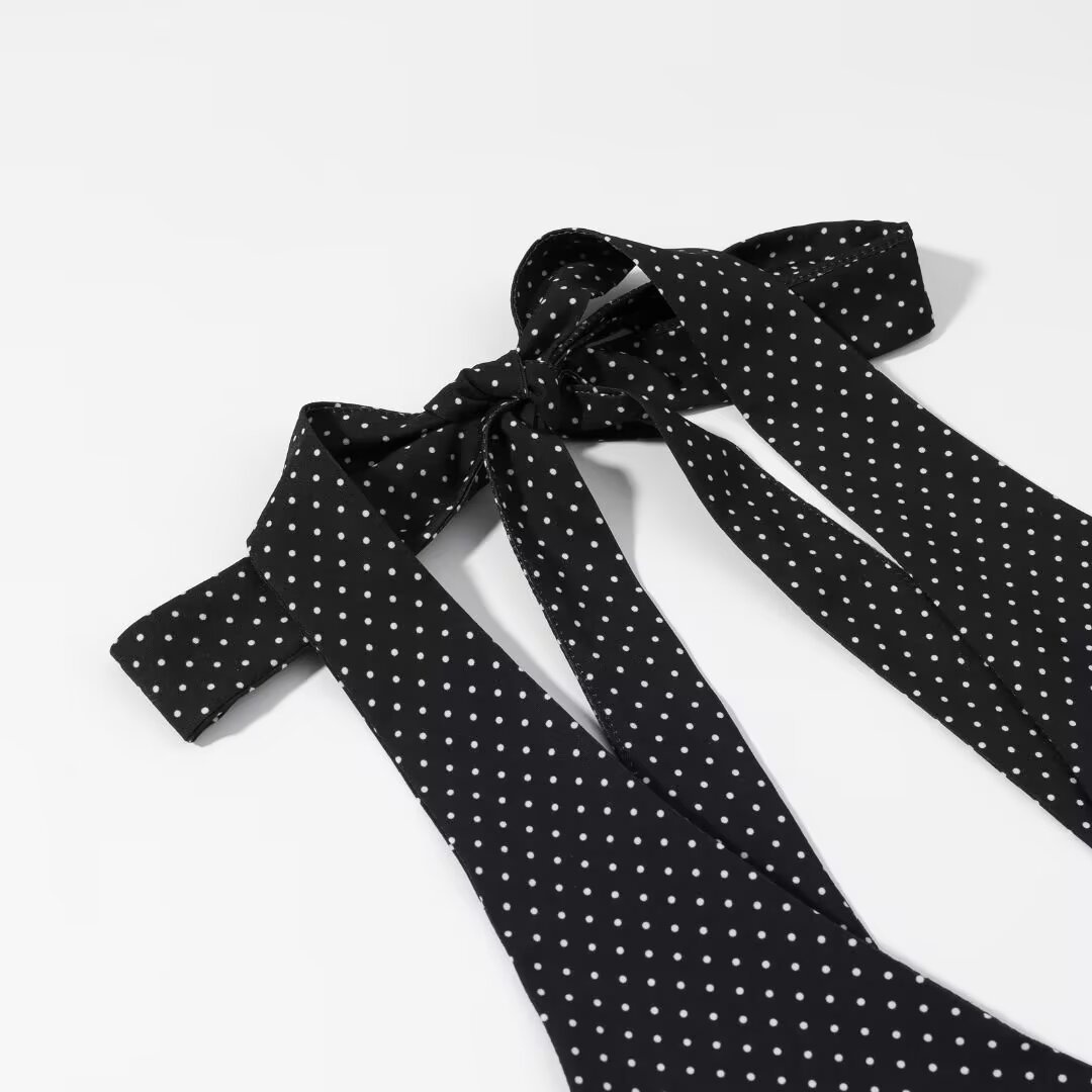 Canotta a pois - Top senza maniche alla moda KUN-00011