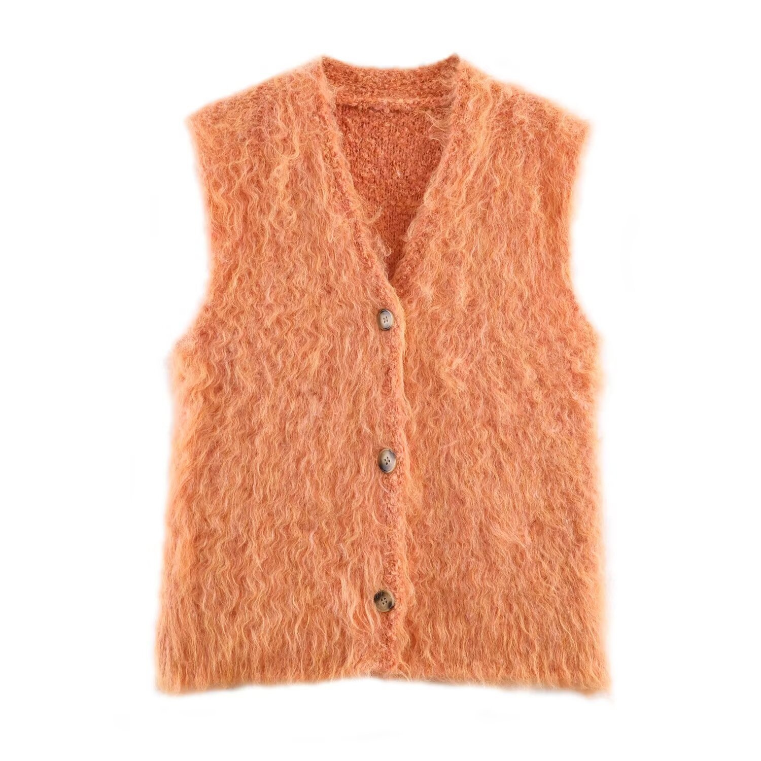 Gilet in maglia senza maniche - Cardigan elegante e di tendenza KUN-00022