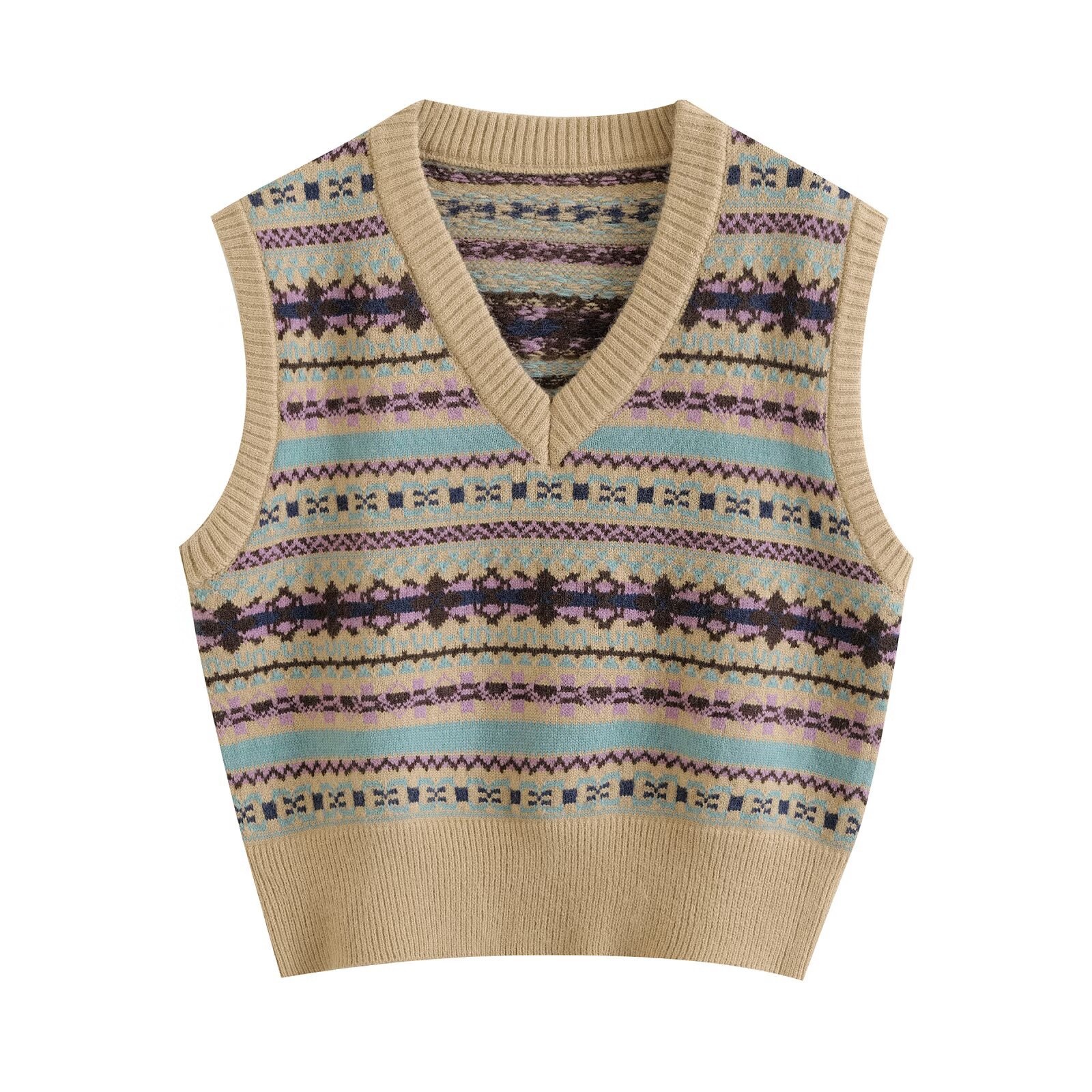 Gilet elegante retrò senza maniche KUN-00037