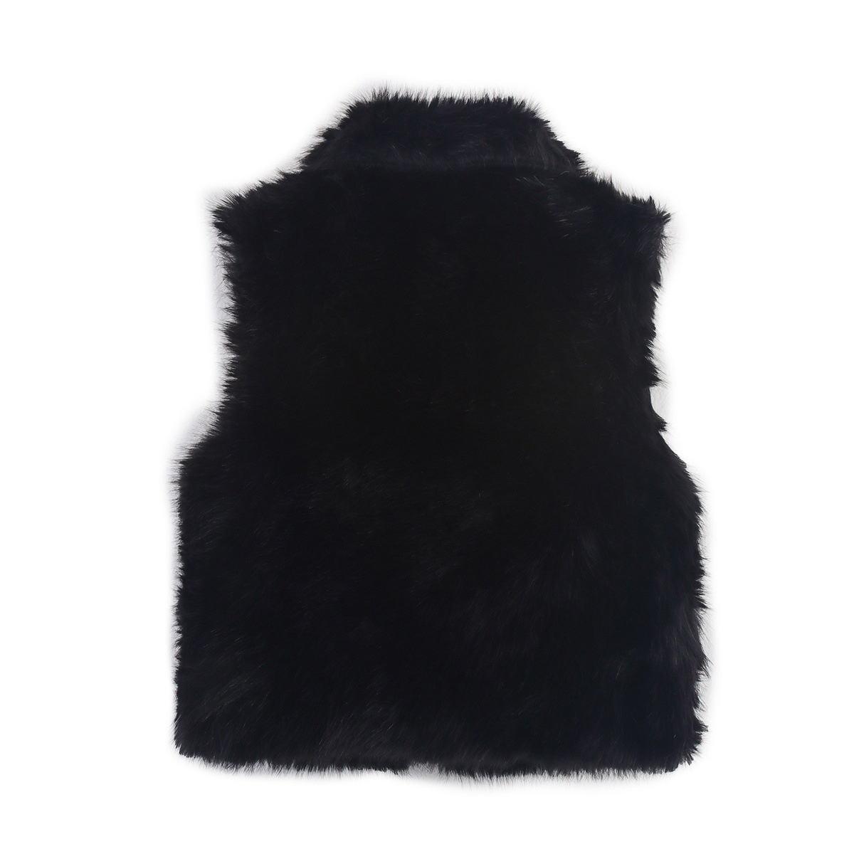 Gilet in pelliccia sintetica, cardigan senza maniche alla moda KUN-00038