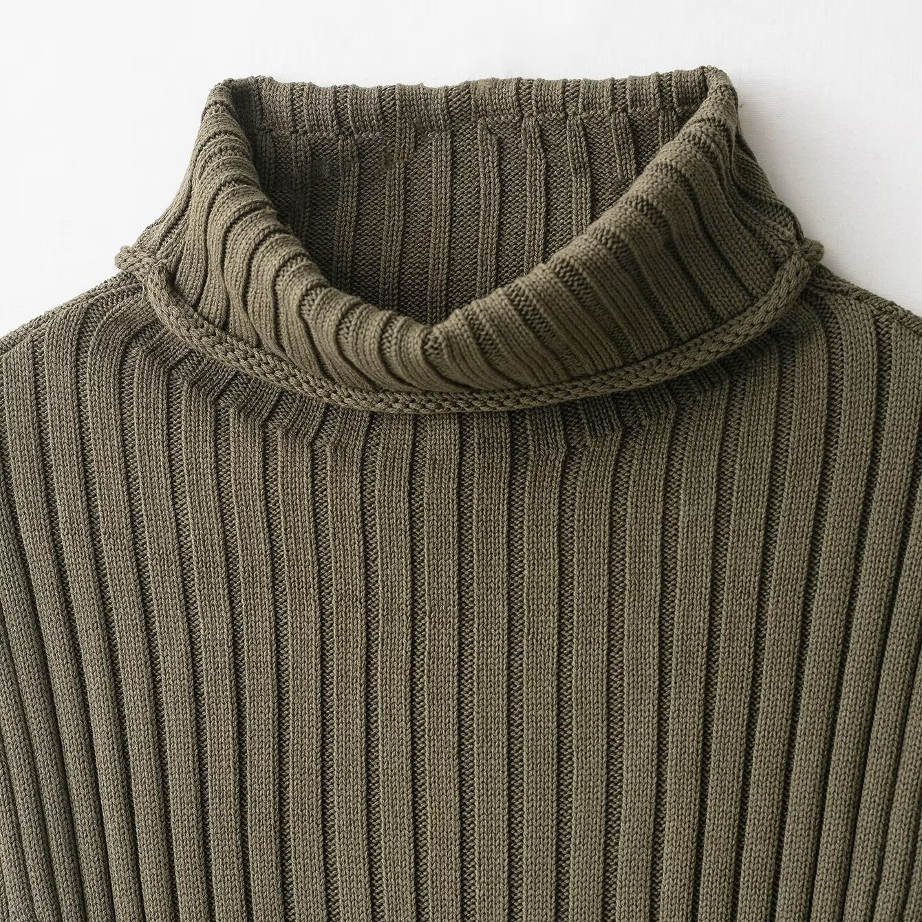 Gilet in maglia a collo alto senza maniche, top alla moda KUN-00072